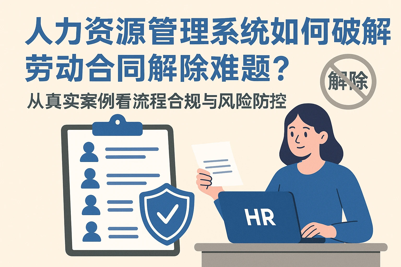 人力资源管理系统如何破解劳动合同解除难题？从真实案例看流程合规与风险防控