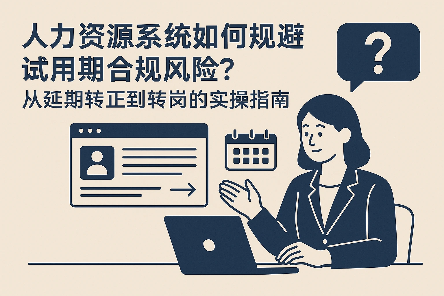 人力资源系统如何规避试用期合规风险？从延期转正到转岗的实操指南