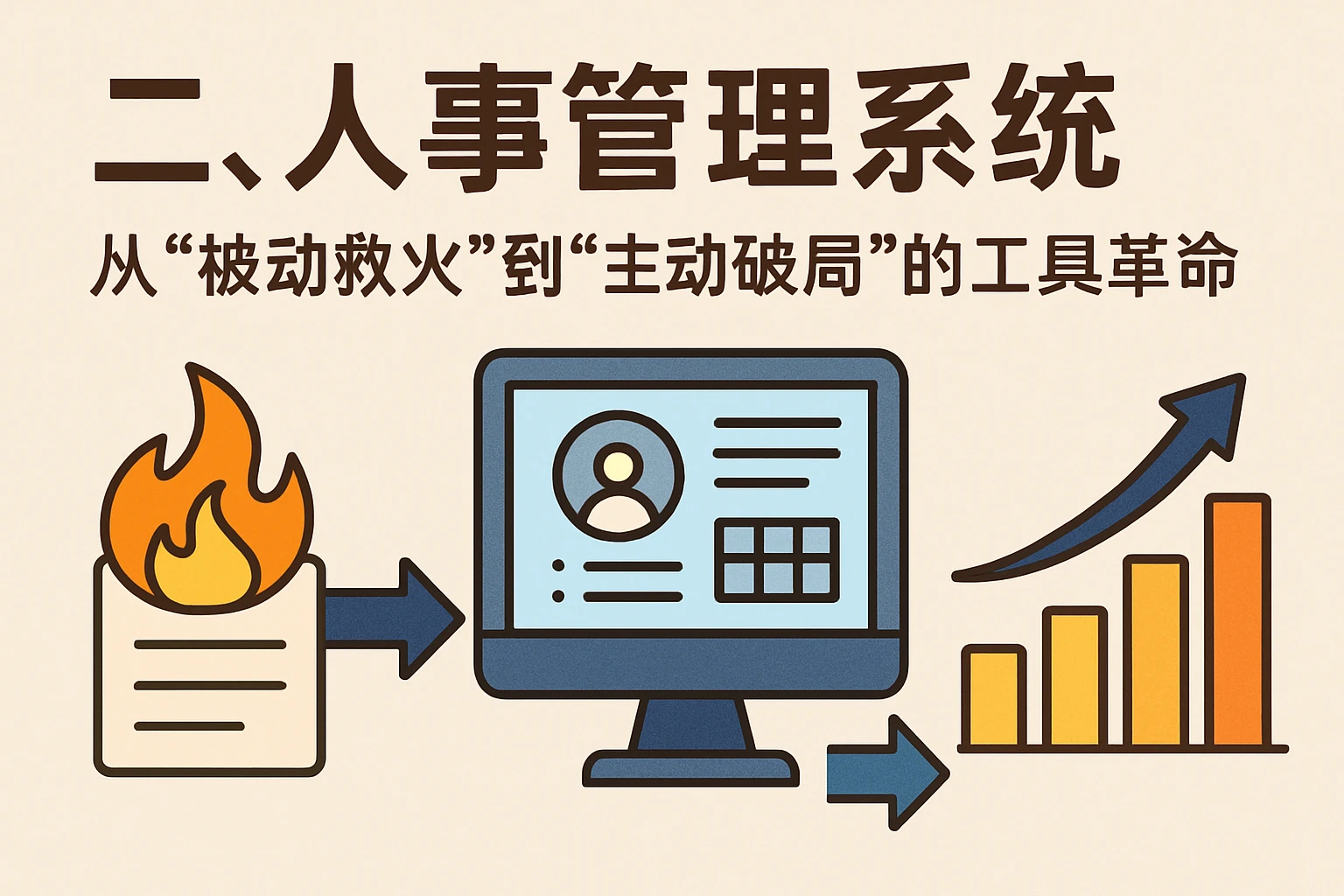 二、人事管理系统：从“被动救火”到“主动破局”的工具革命