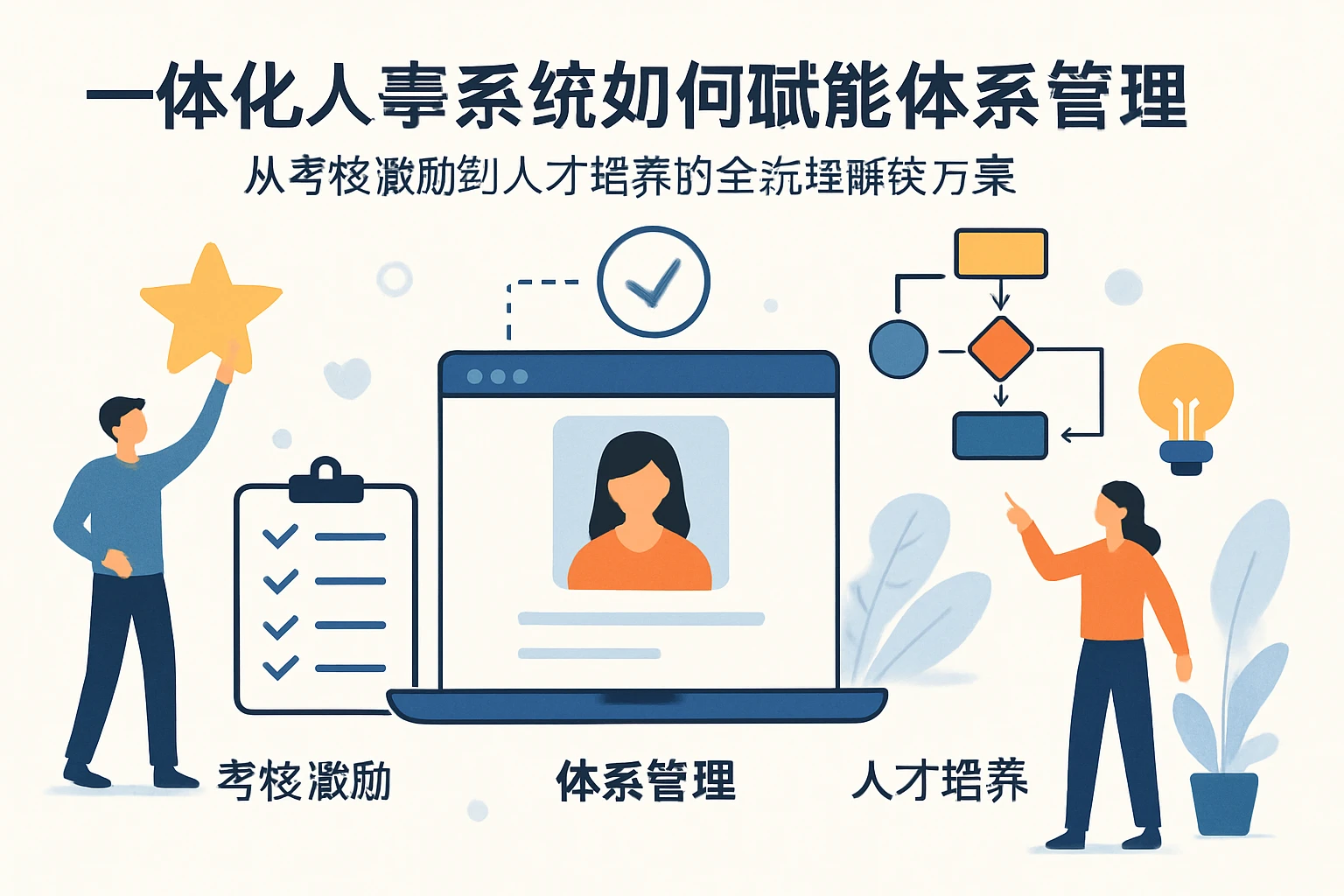 一体化人事系统如何赋能体系管理：从考核激励到人才培养的全流程解决方案