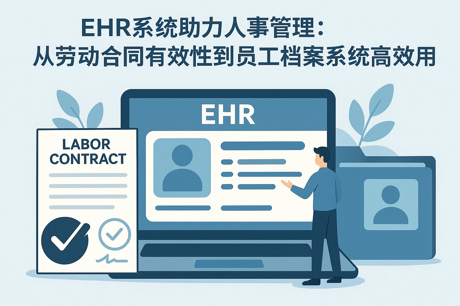 EHR系统助力人事管理：从劳动合同有效性到员工档案系统的高效应用