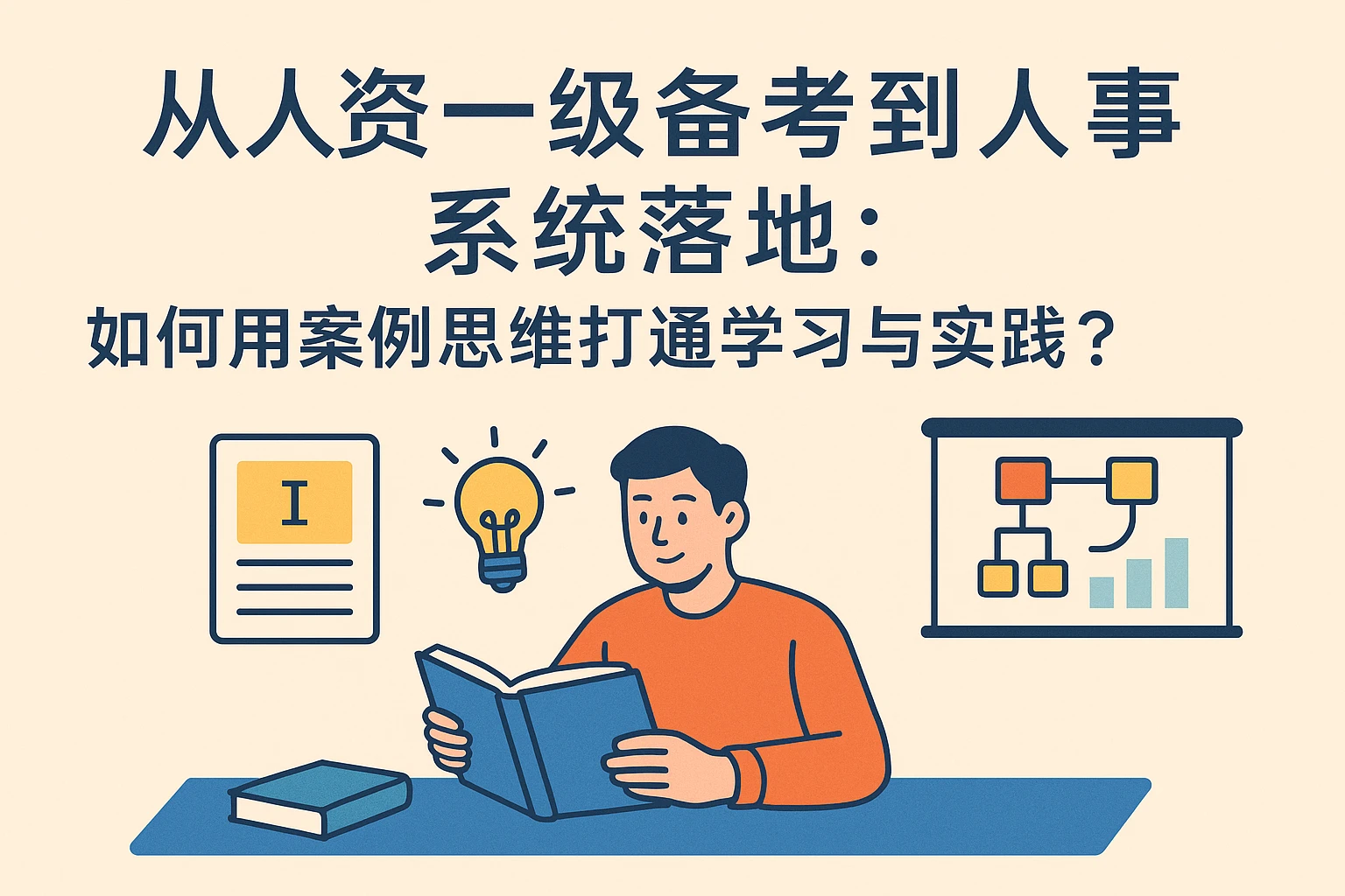 从人资一级备考到人事系统落地：如何用案例思维打通学习与实践？