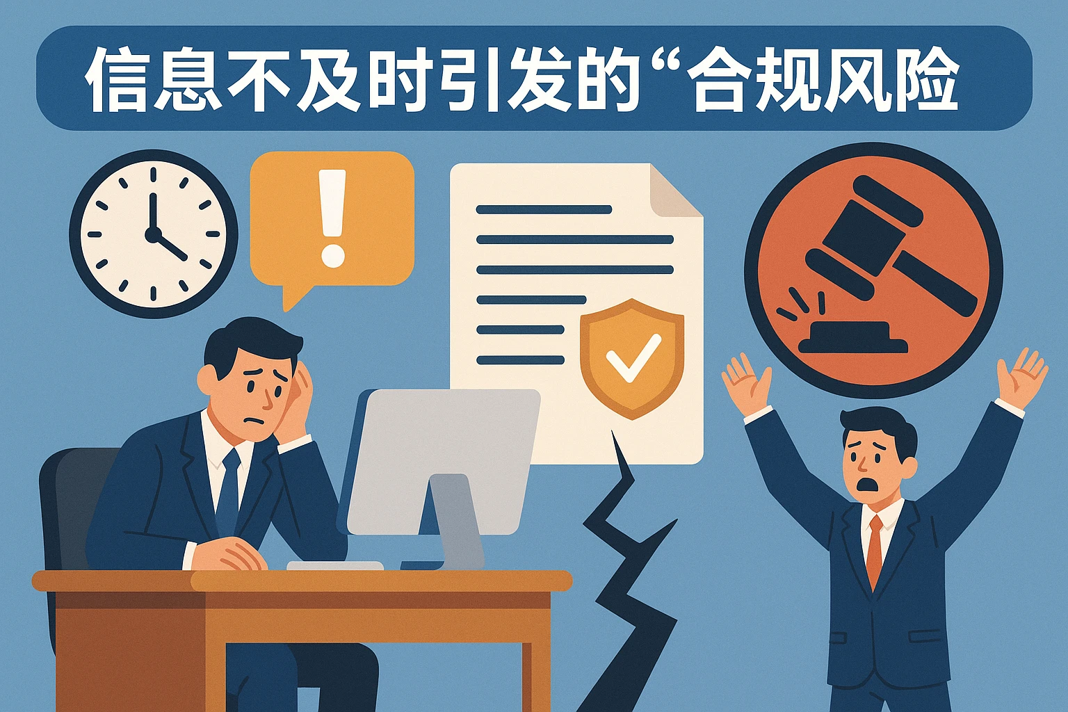 2. 信息不及时引发的“合规风险”
