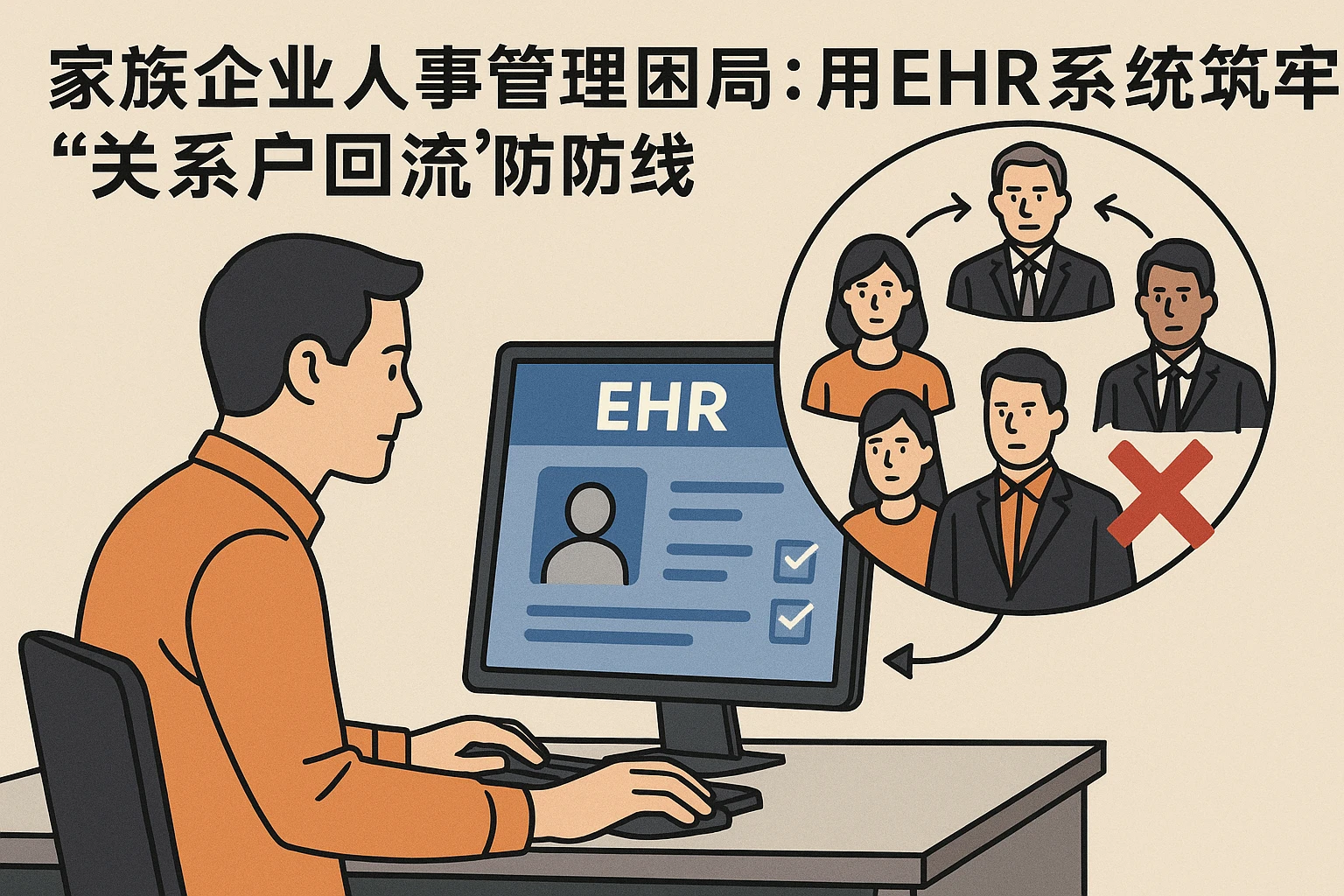 家族企业人事管理困局：用EHR系统筑牢“关系户回流”防线