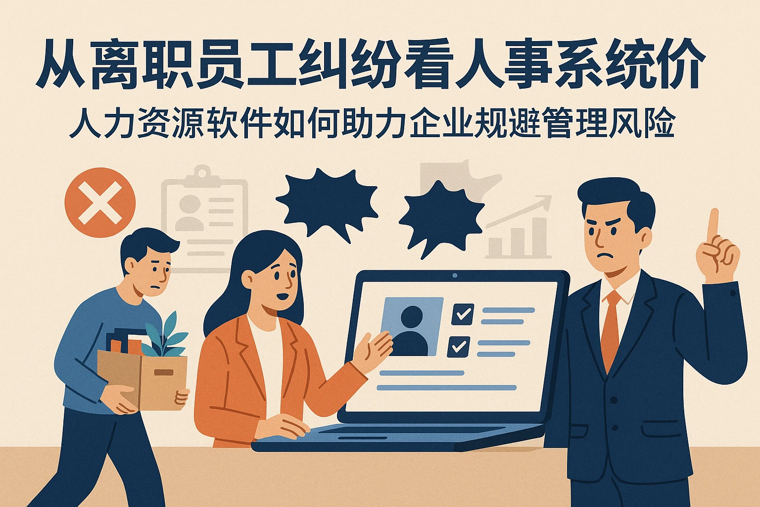 从离职员工纠纷看人事系统价值：人力资源软件如何助力企业规避管理风险