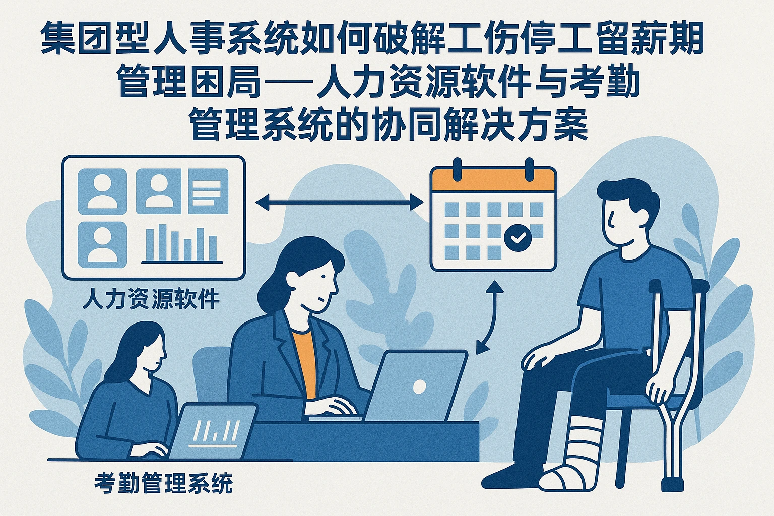 集团型人事系统如何破解工伤停工留薪期管理困局——人力资源软件与考勤管理系统的协同解决方案
