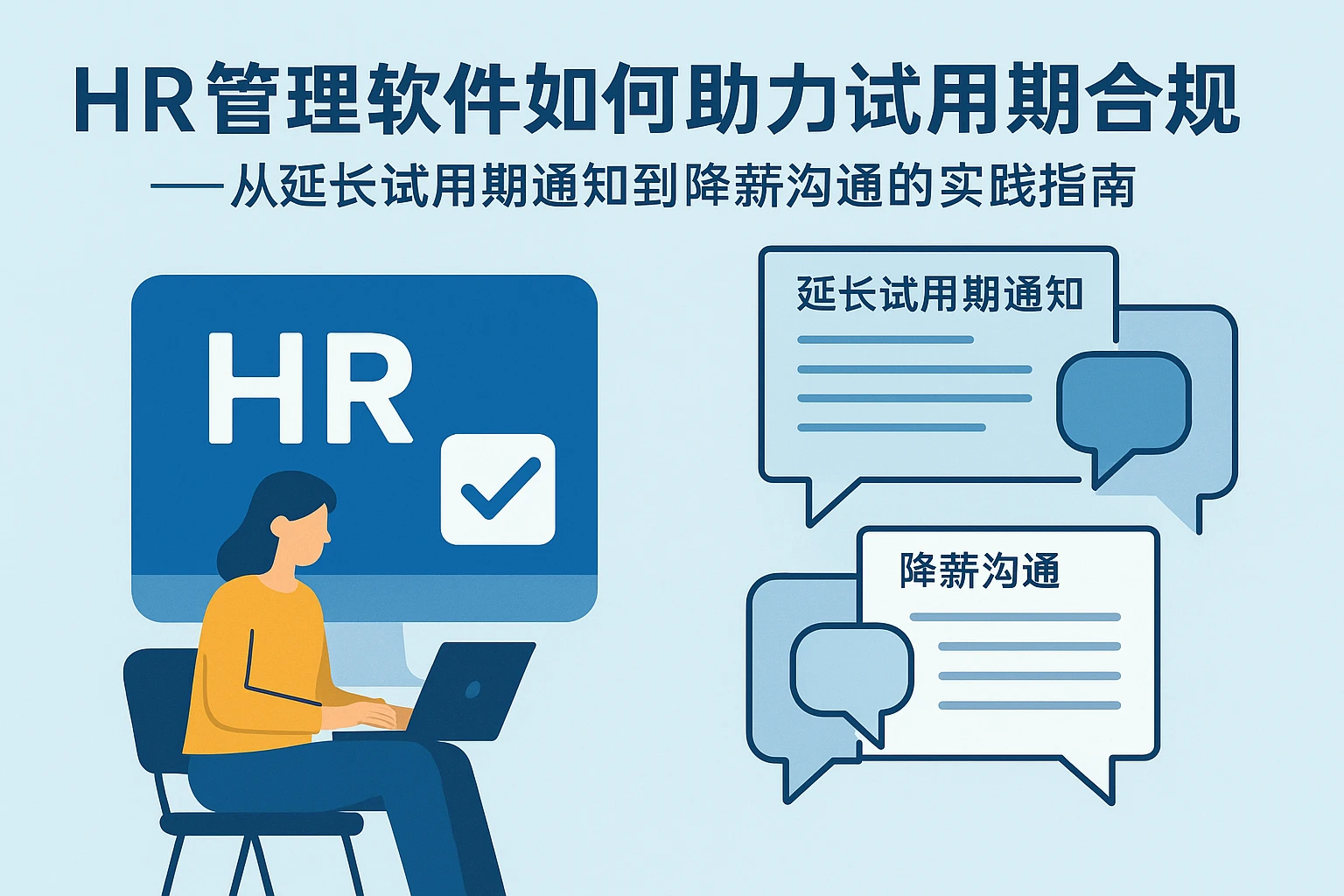 HR管理软件如何助力试用期合规管理——从延长试用期通知到降薪沟通的实践指南