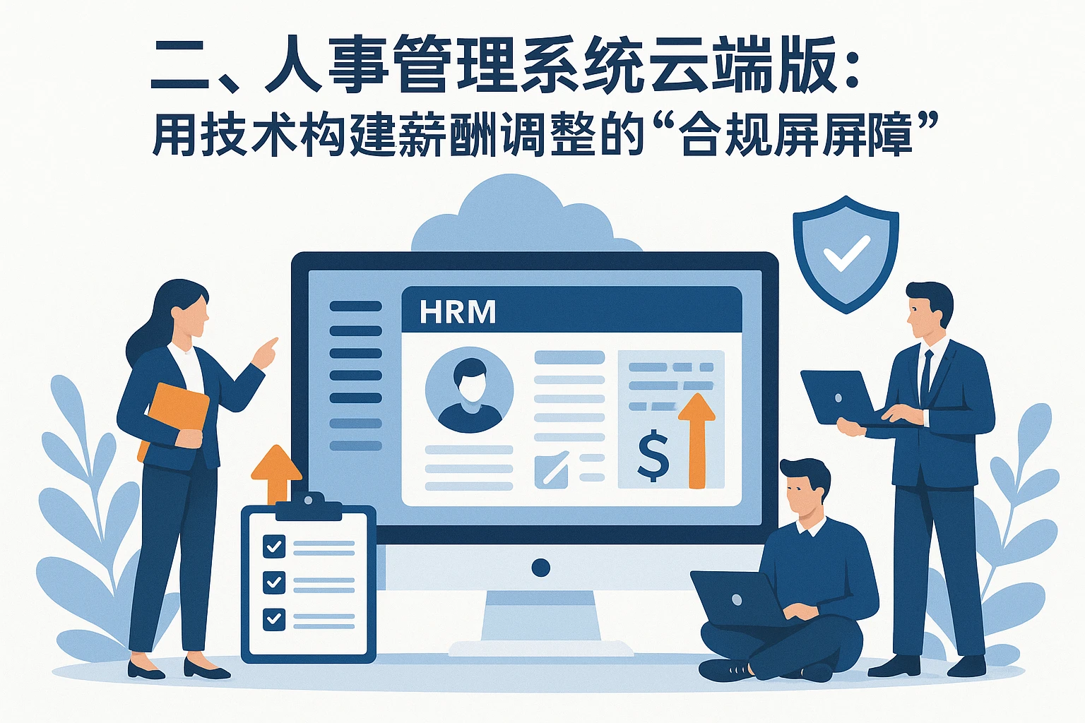 二、人事管理系统云端版：用技术构建薪酬调整的“合规屏障”