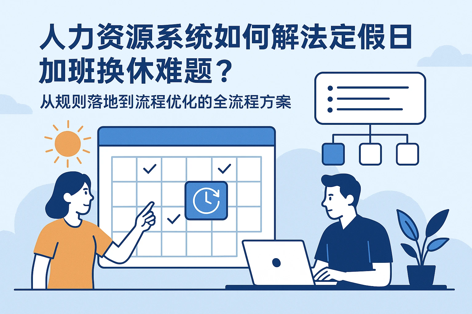 人力资源系统如何解决法定假日加班换休难题？——从规则落地到流程优化的全流程方案