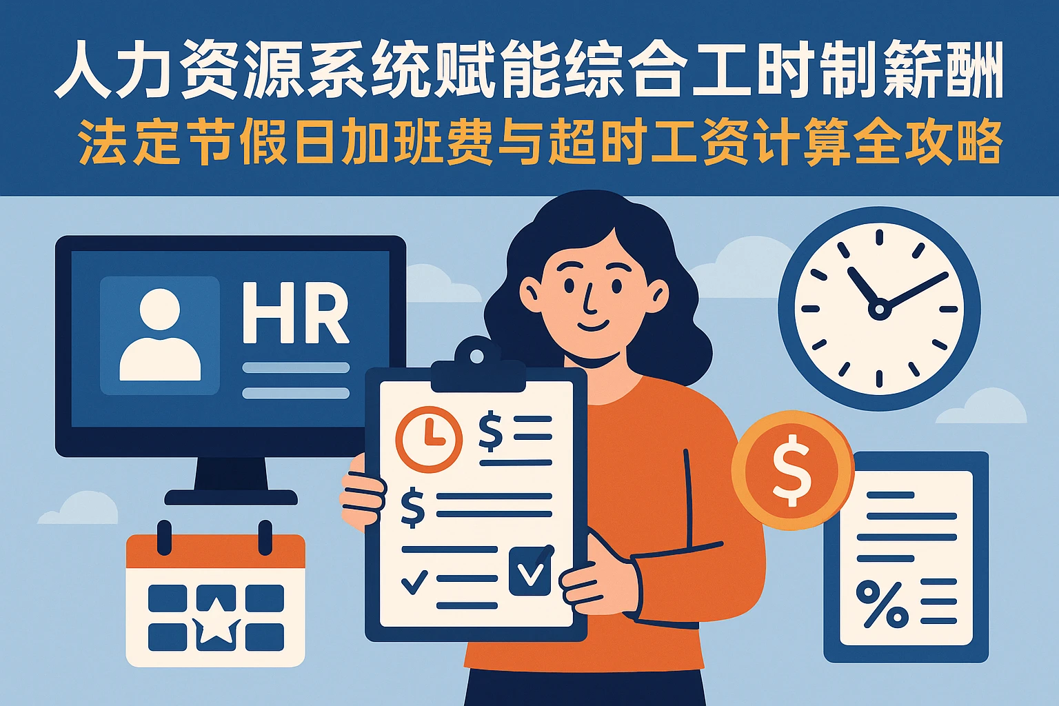 人力资源系统赋能综合工时制薪酬管理：法定节假日加班费与超时工资计算全攻略