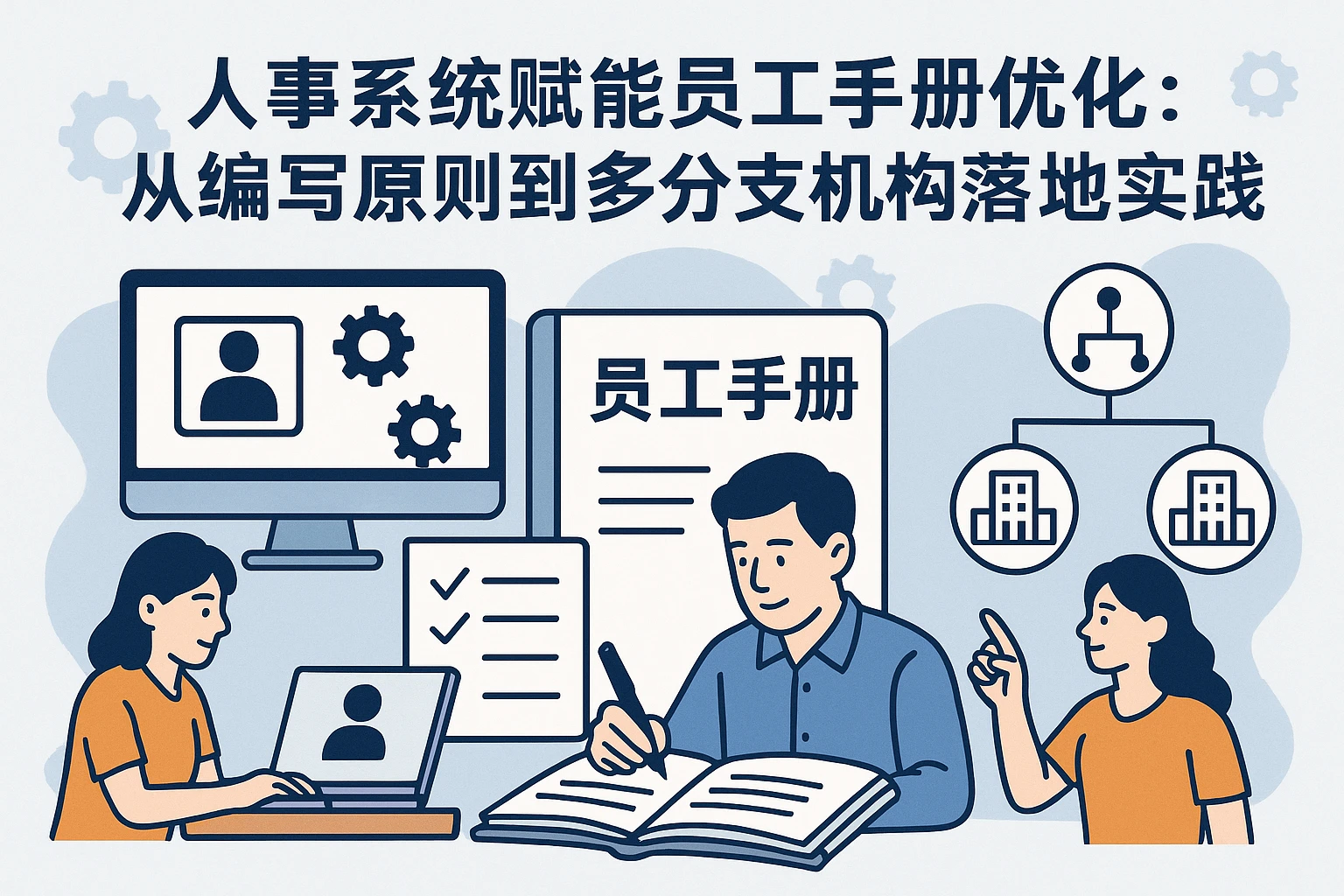 人事系统赋能员工手册优化：从编写原则到多分支机构落地实践