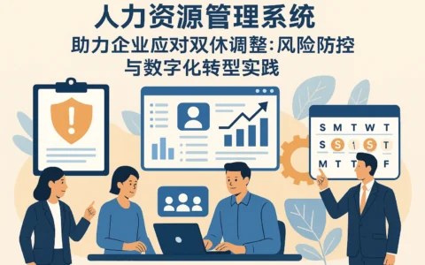 人力资源管理系统助力企业应对双休调整：风险防控与数字化转型实践