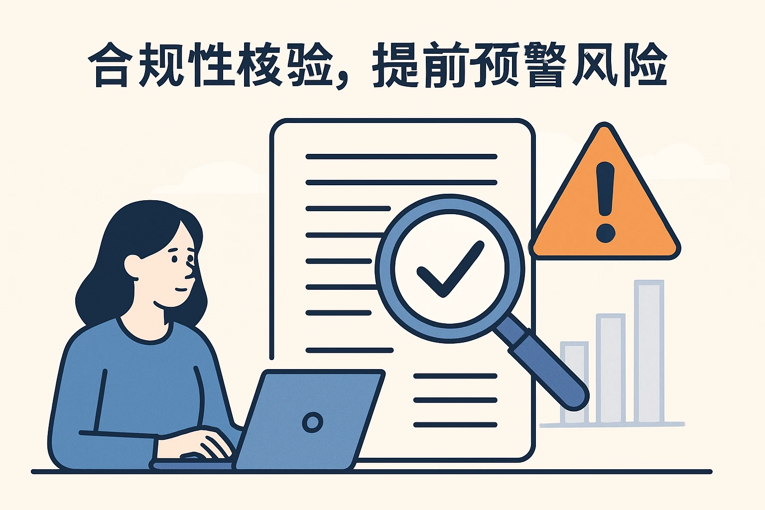 2. 合规性校验，提前预警风险