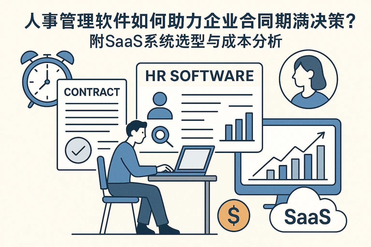 人事管理软件如何助力企业合同期满决策？附SaaS系统选型与成本分析