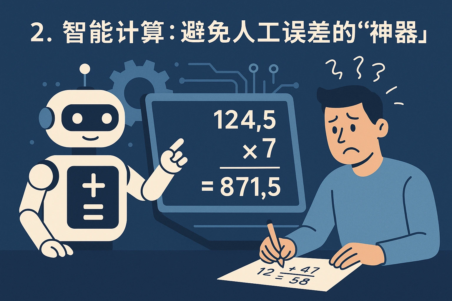 2. 智能计算：避免人工误差的“神器”