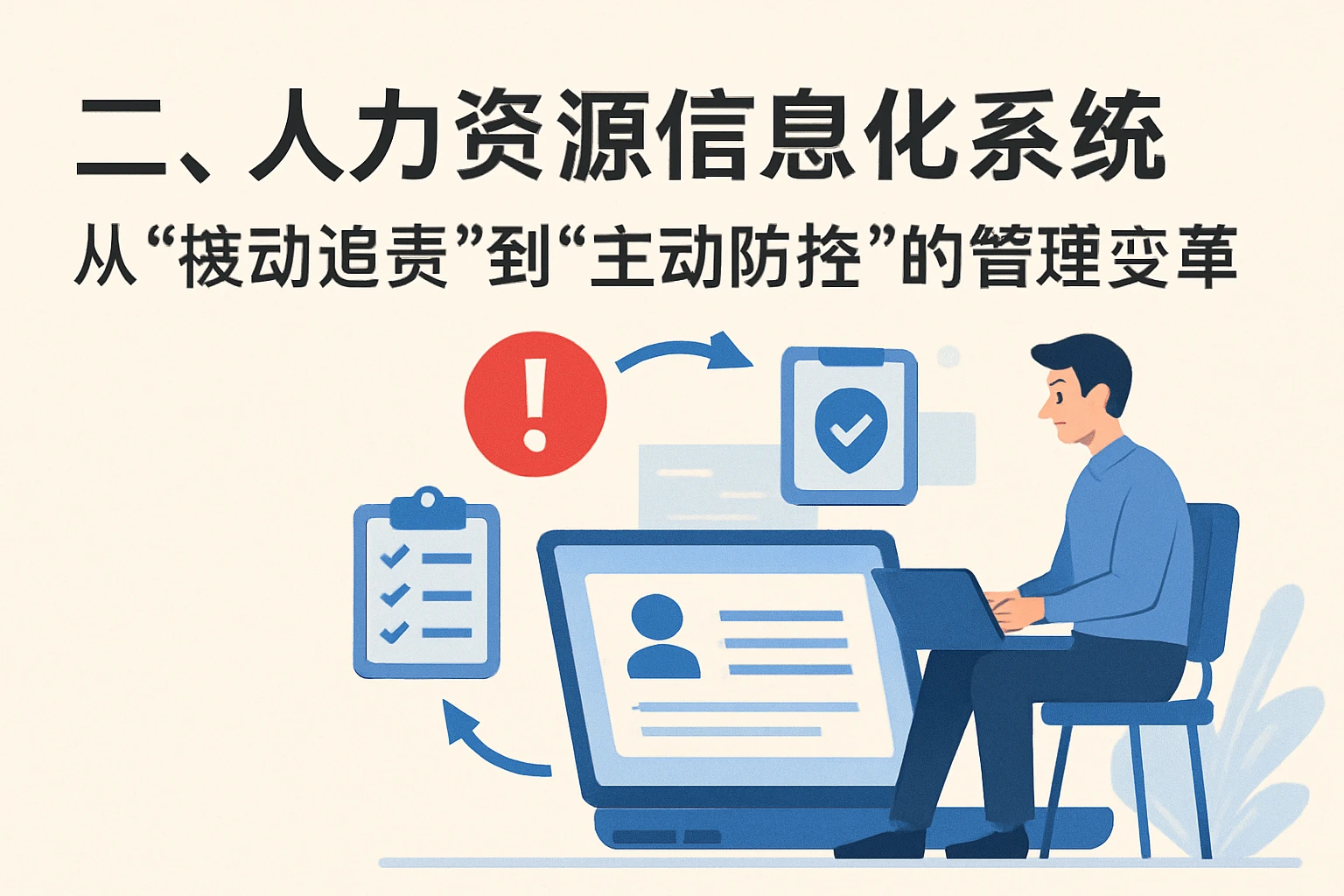 二、人力资源信息化系统：从“被动追责”到“主动防控”的管理变革