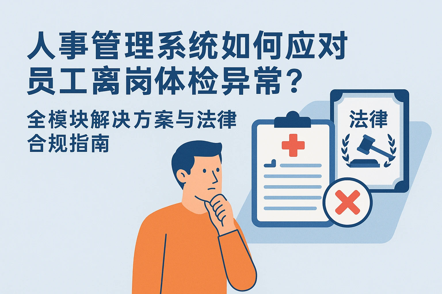 人事管理系统如何应对员工离岗体检异常？全模块解决方案与法律合规指南