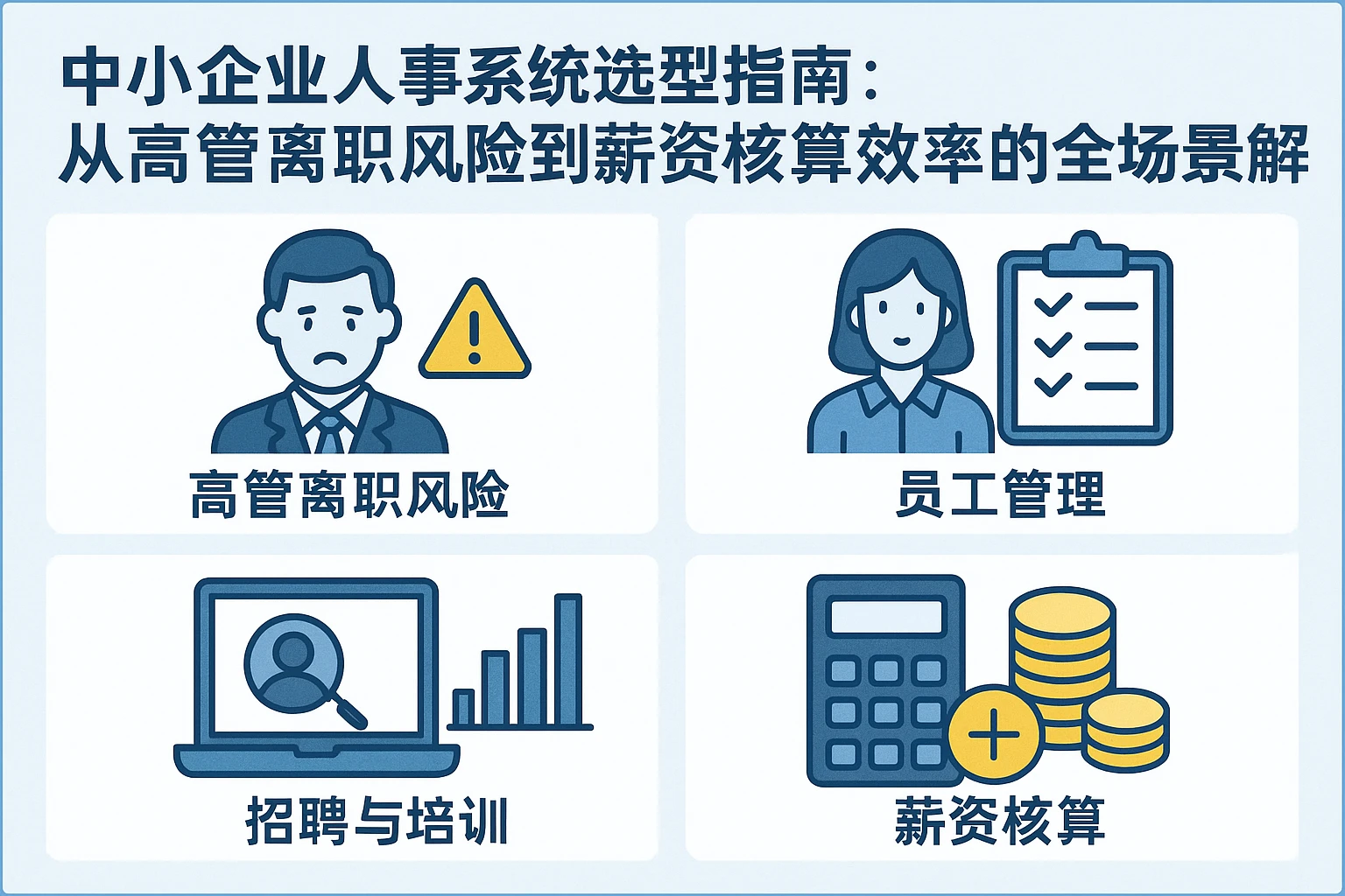 中小企业人事系统选型指南：从高管离职风险到薪资核算效率的全场景解决