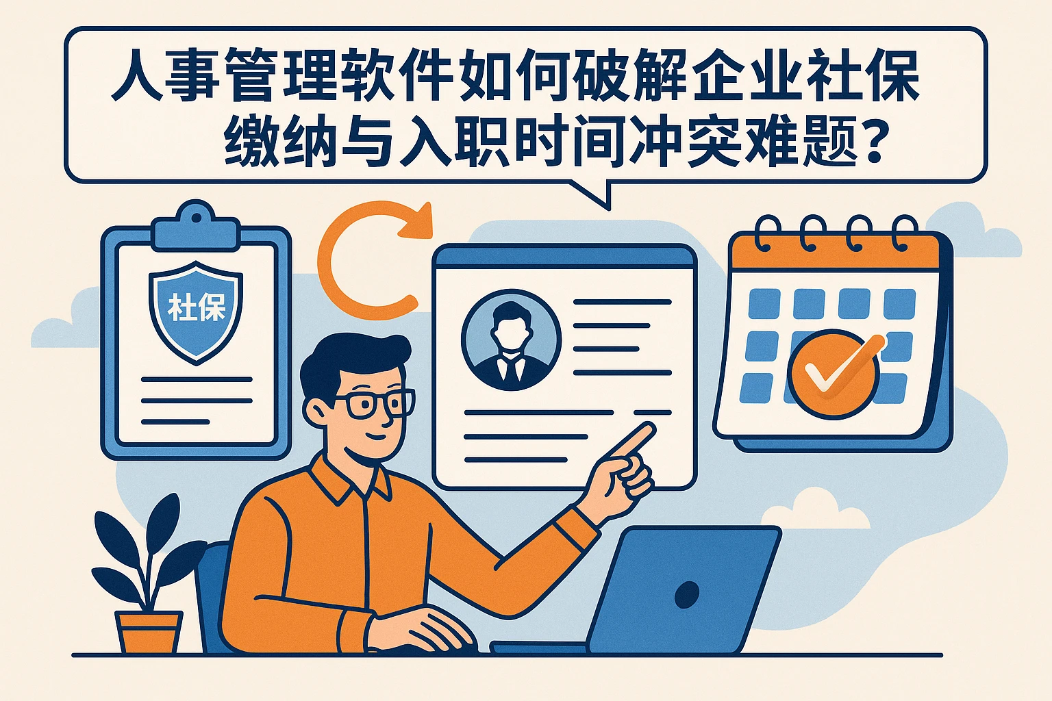 人事管理软件如何破解企业社保缴纳与入职时间冲突难题？
