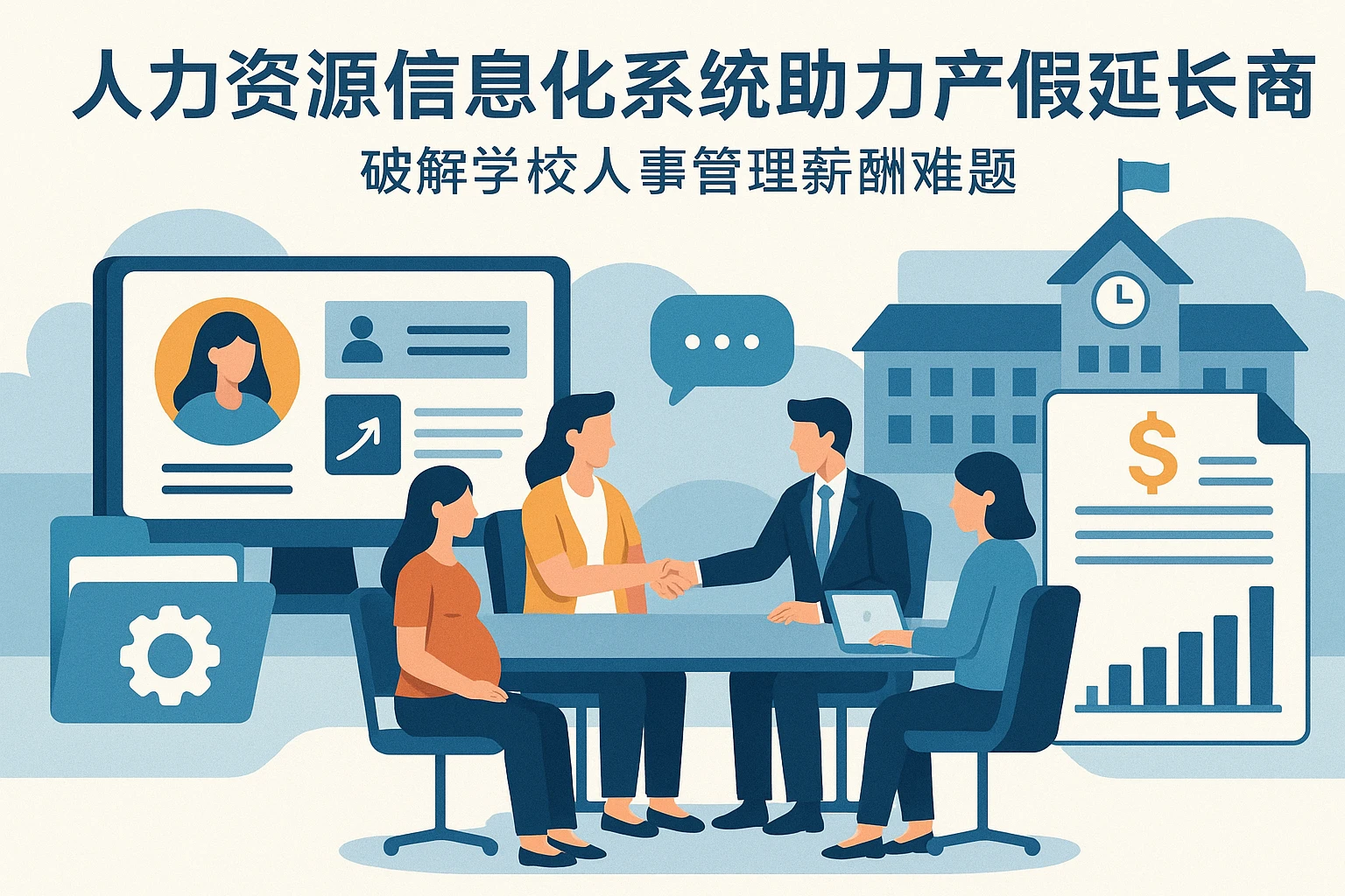 人力资源信息化系统助力产假延长协商 破解学校人事管理薪酬难题