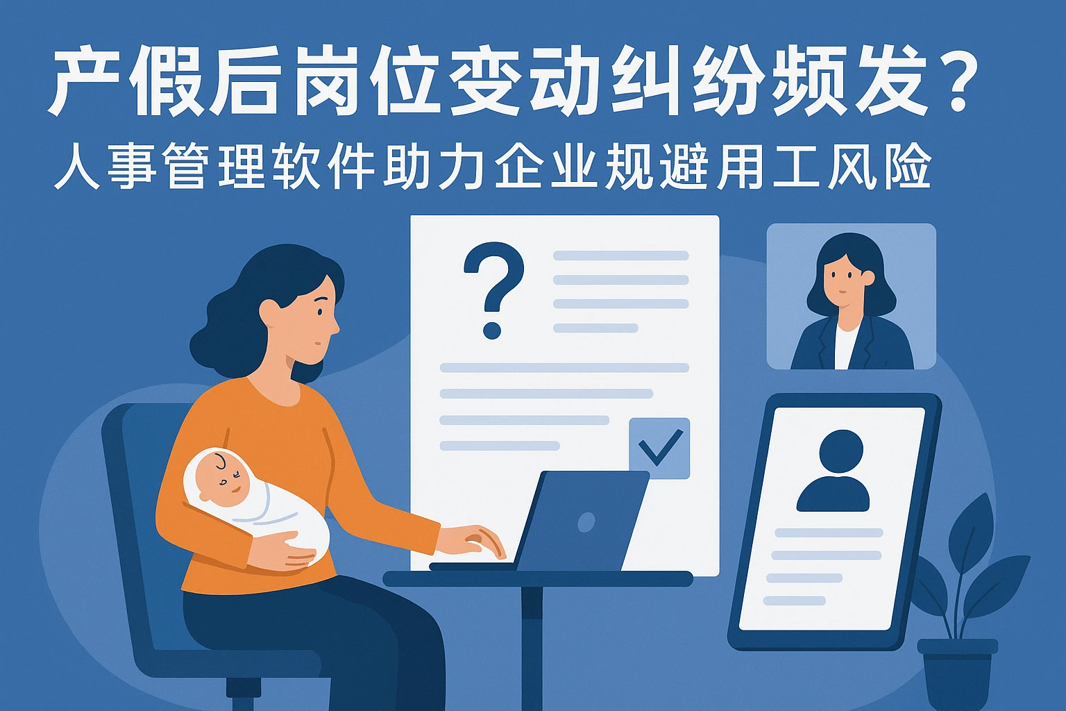 产假后岗位变动纠纷频发？人事管理软件助力企业规避用工风险