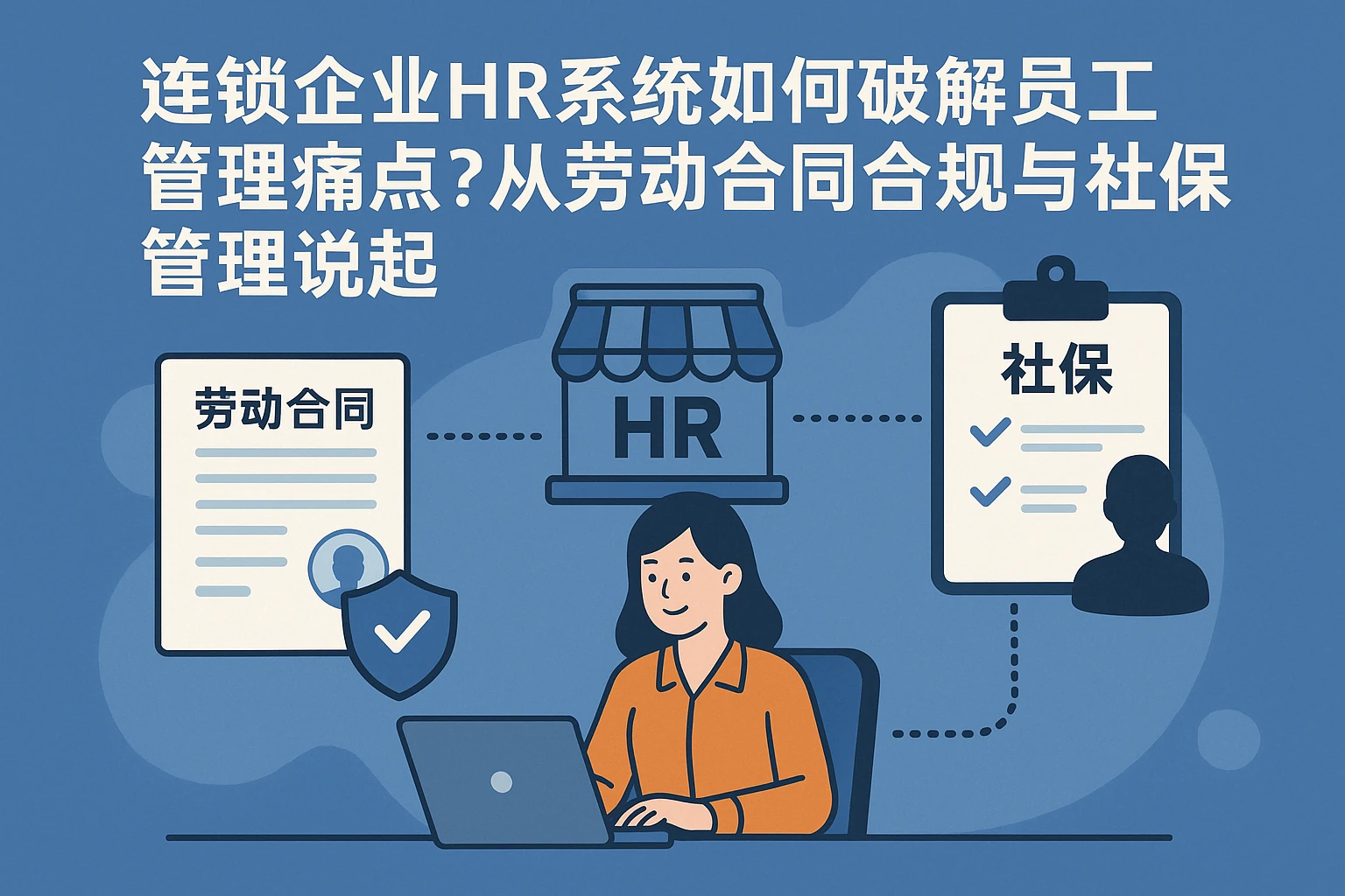 连锁企业HR系统如何破解员工管理痛点？从劳动合同合规与社保管理说起