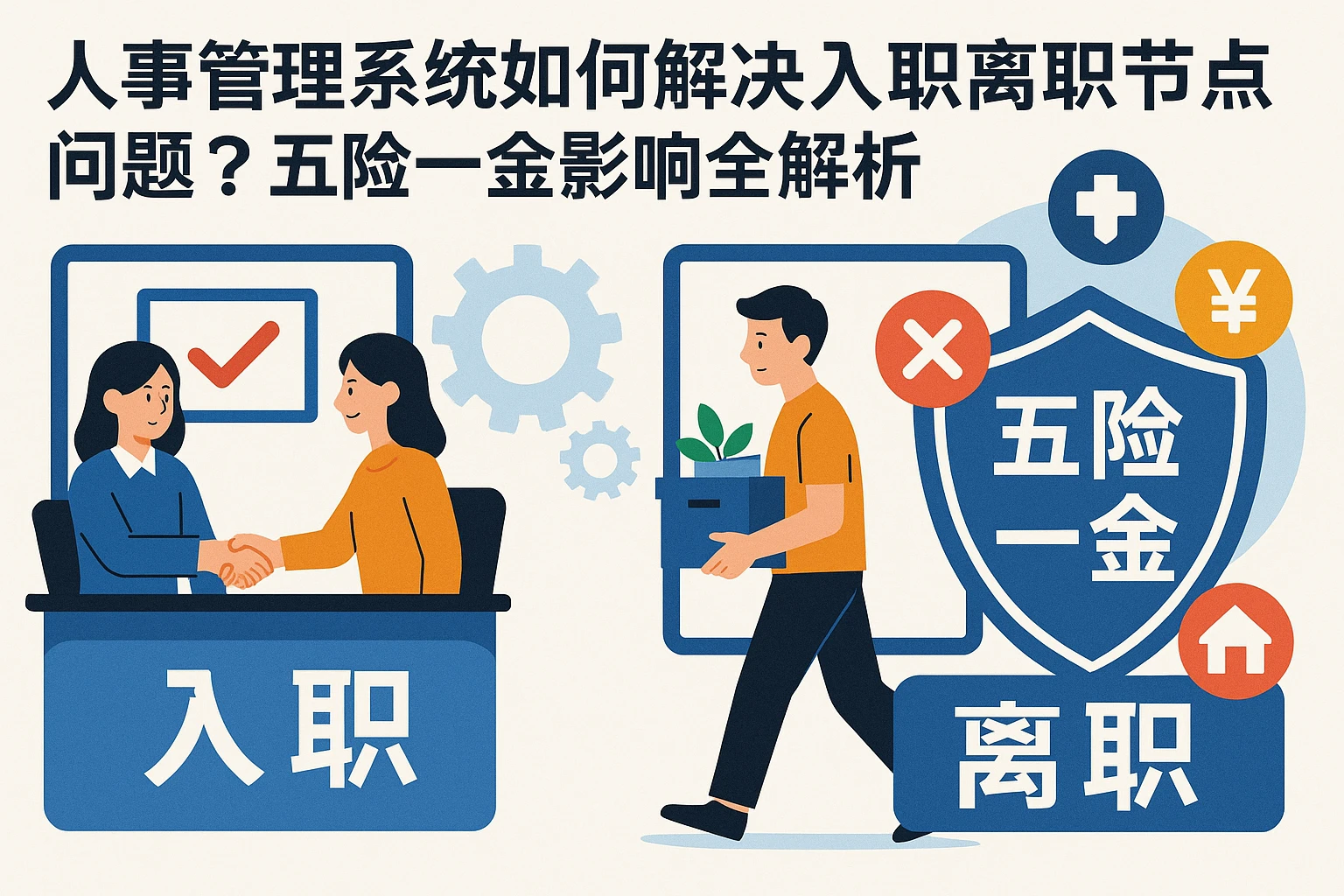 人事管理系统如何解决入职离职节点问题？五险一金影响全解析