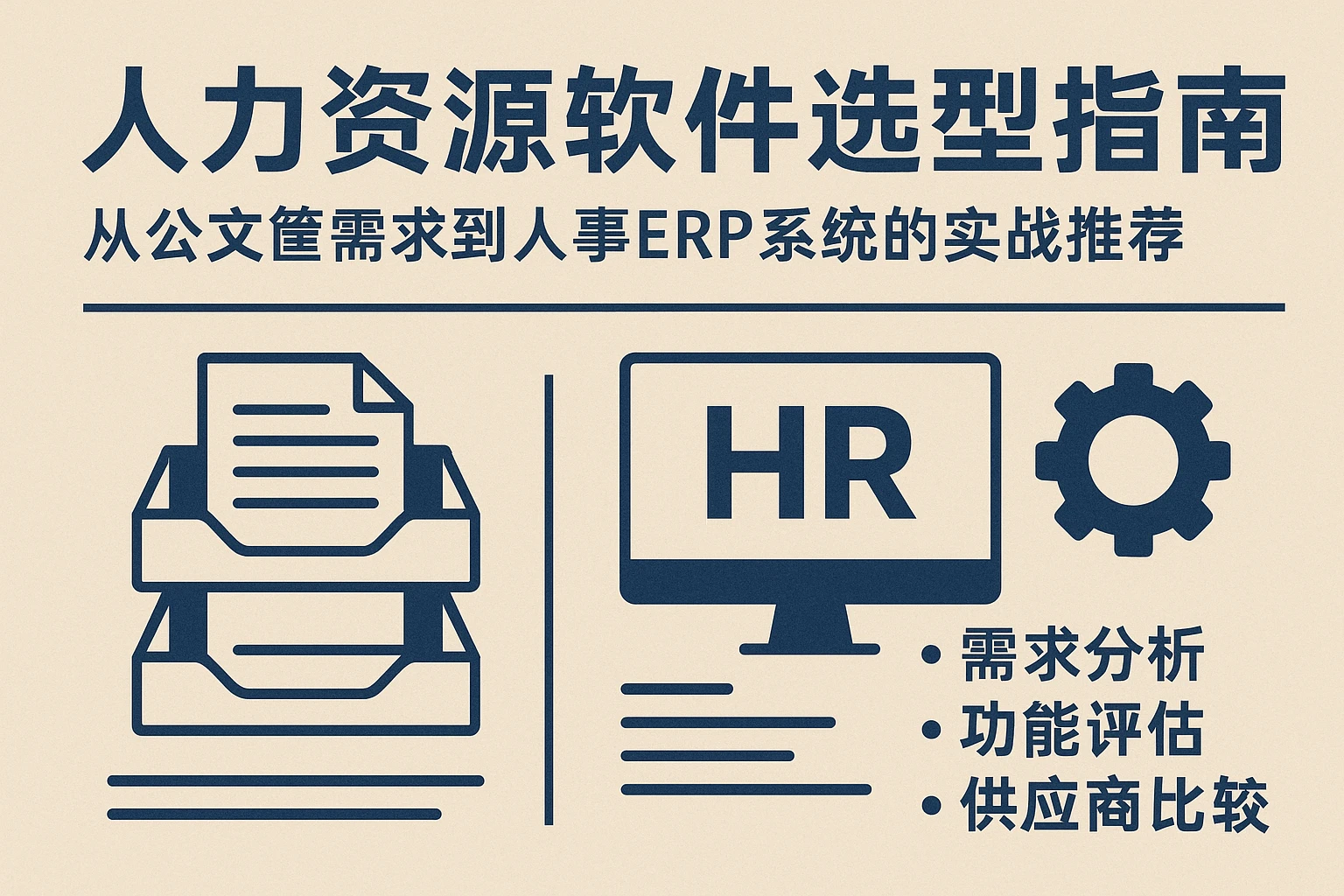 人力资源软件选型指南：从公文筐需求到人事ERP系统的实战推荐
