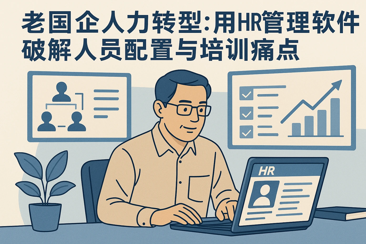 老国企人力转型：用HR管理软件破解人员配置与培训痛点