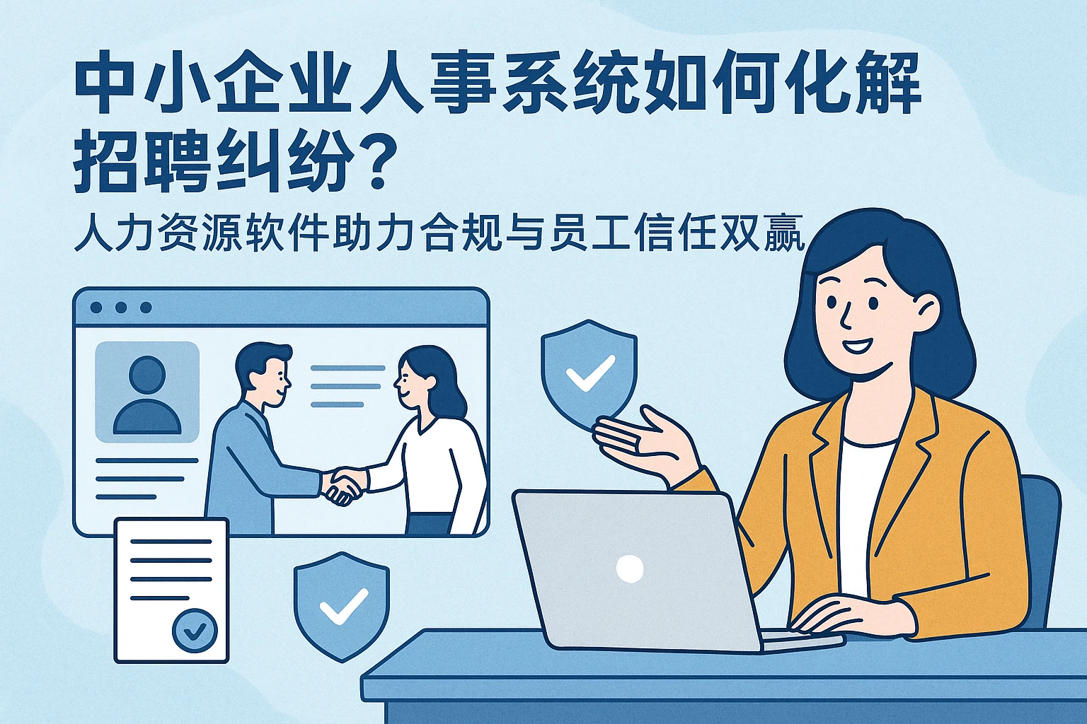 中小企业人事系统如何化解招聘纠纷？人力资源软件助力合规与员工信任双赢