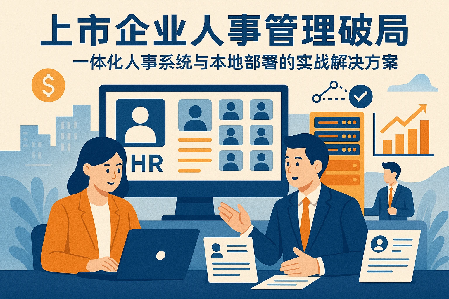 上市企业人事管理破局：一体化人事系统与本地部署的实战解决方案