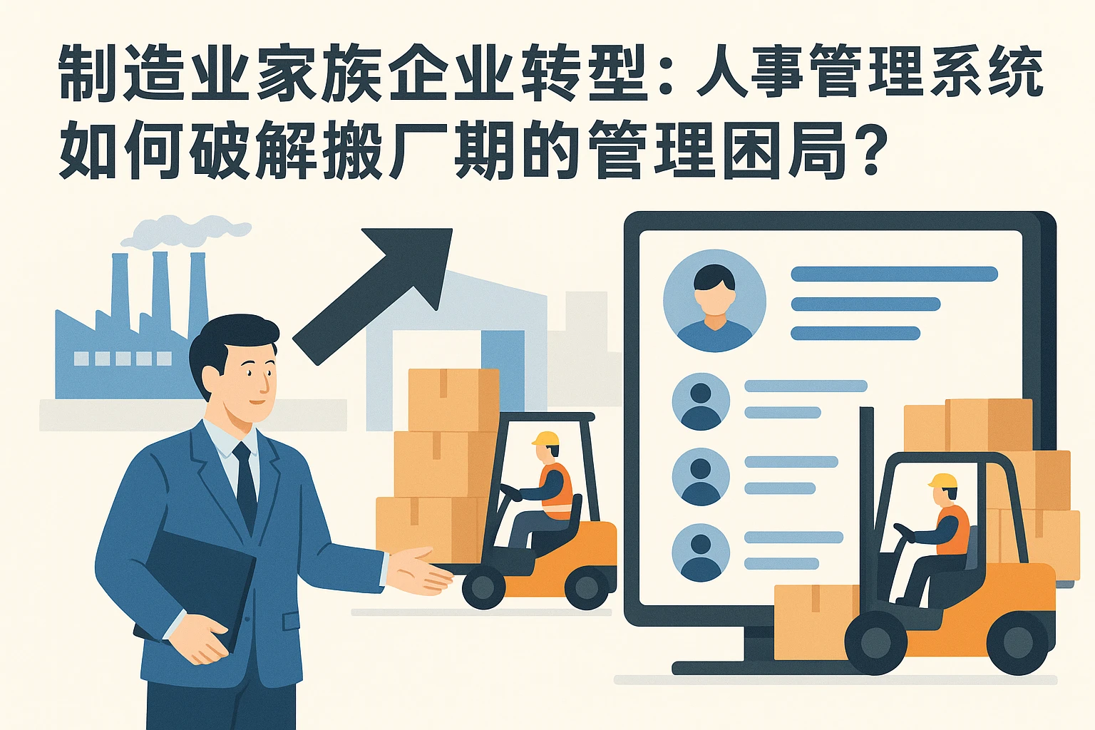 制造业家族企业转型：人事管理系统如何破解搬厂期的管理困局？