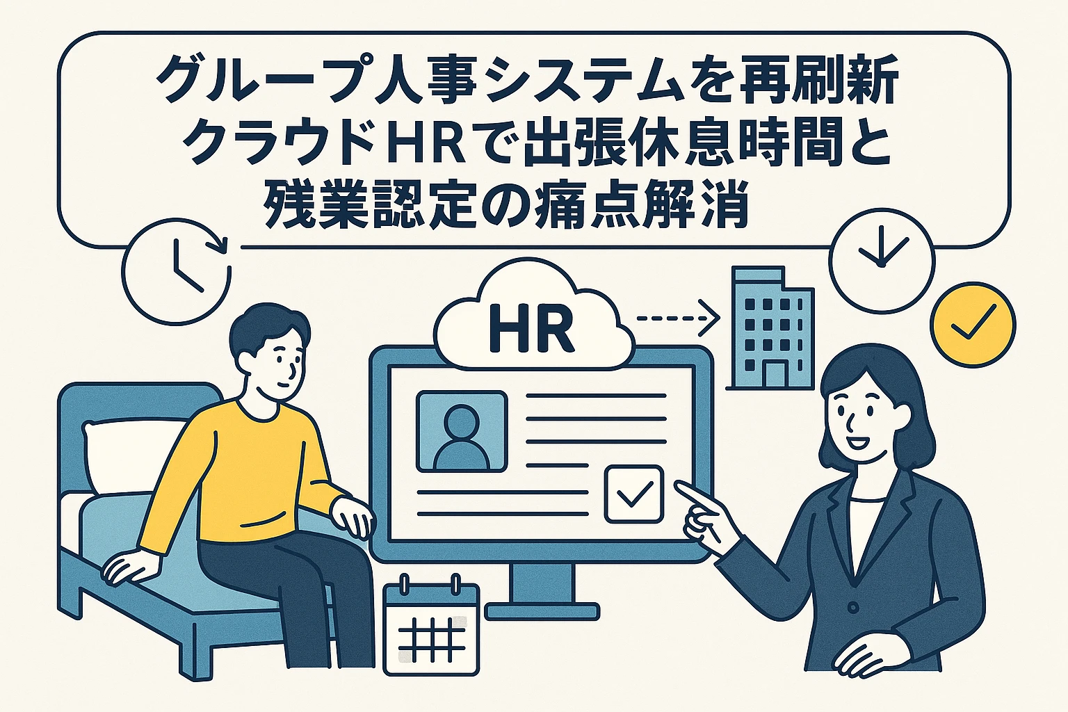 集团人事系统升级：用云端HR解决出差休息时间与加班认定痛点