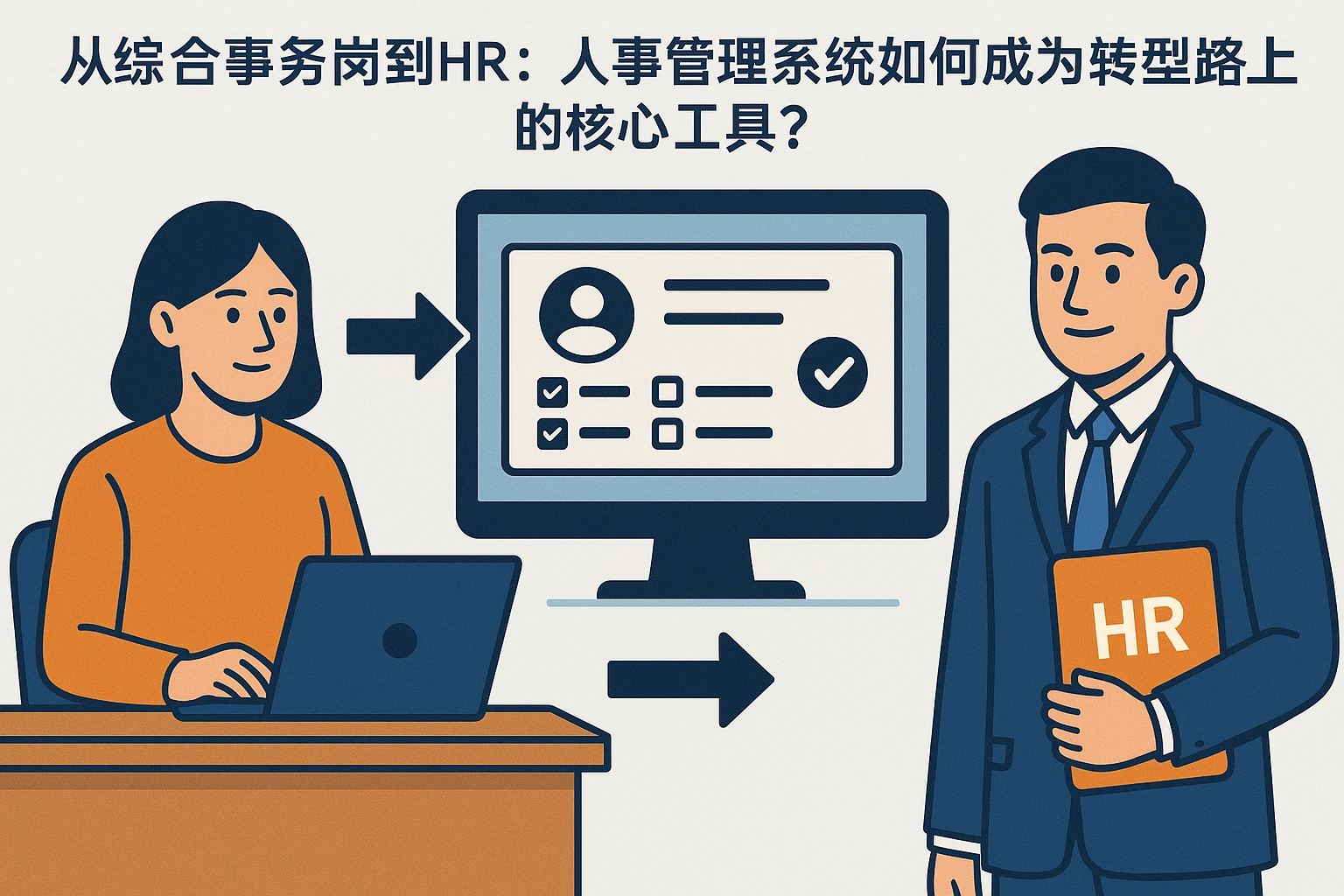 从综合事务岗到HR：人事管理系统如何成为转型路上的核心工具？