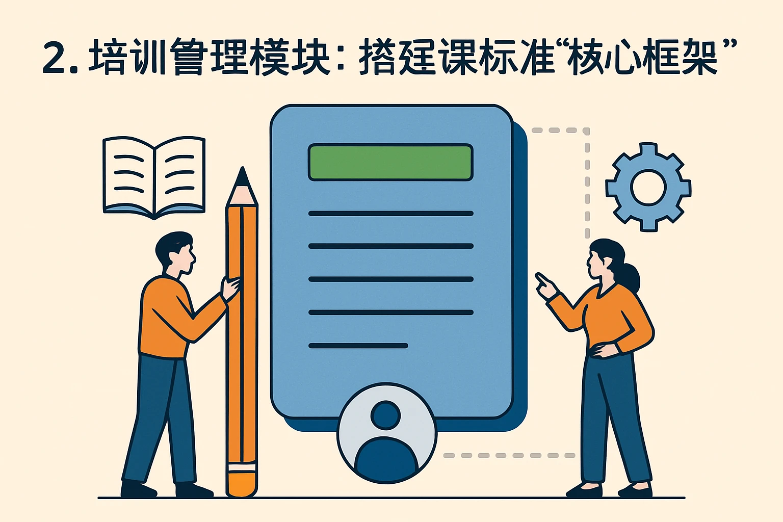 2. 培训管理模块：搭建课程标准的“核心框架”