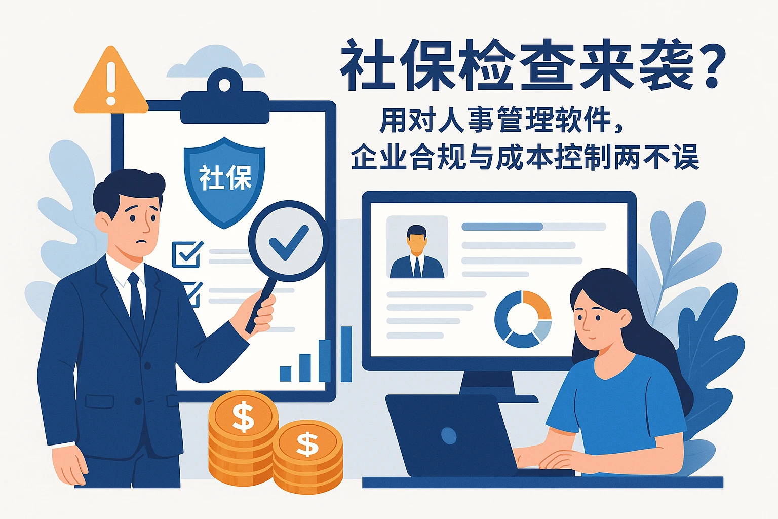 社保检查来袭？用对人事管理软件，企业合规与成本控制两不误