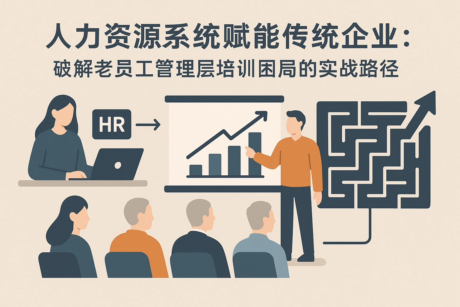 人力资源系统赋能传统企业：破解老员工管理层培训困局的实战路径