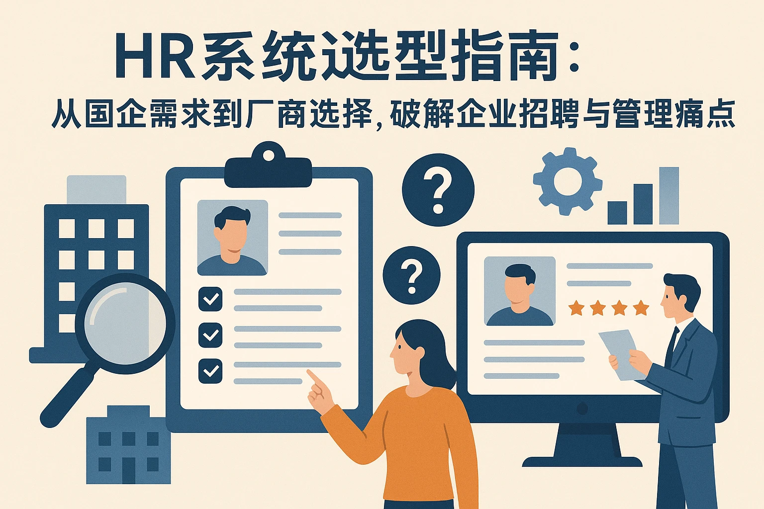 HR系统选型指南：从国企需求到厂商选择，破解企业招聘与管理痛点