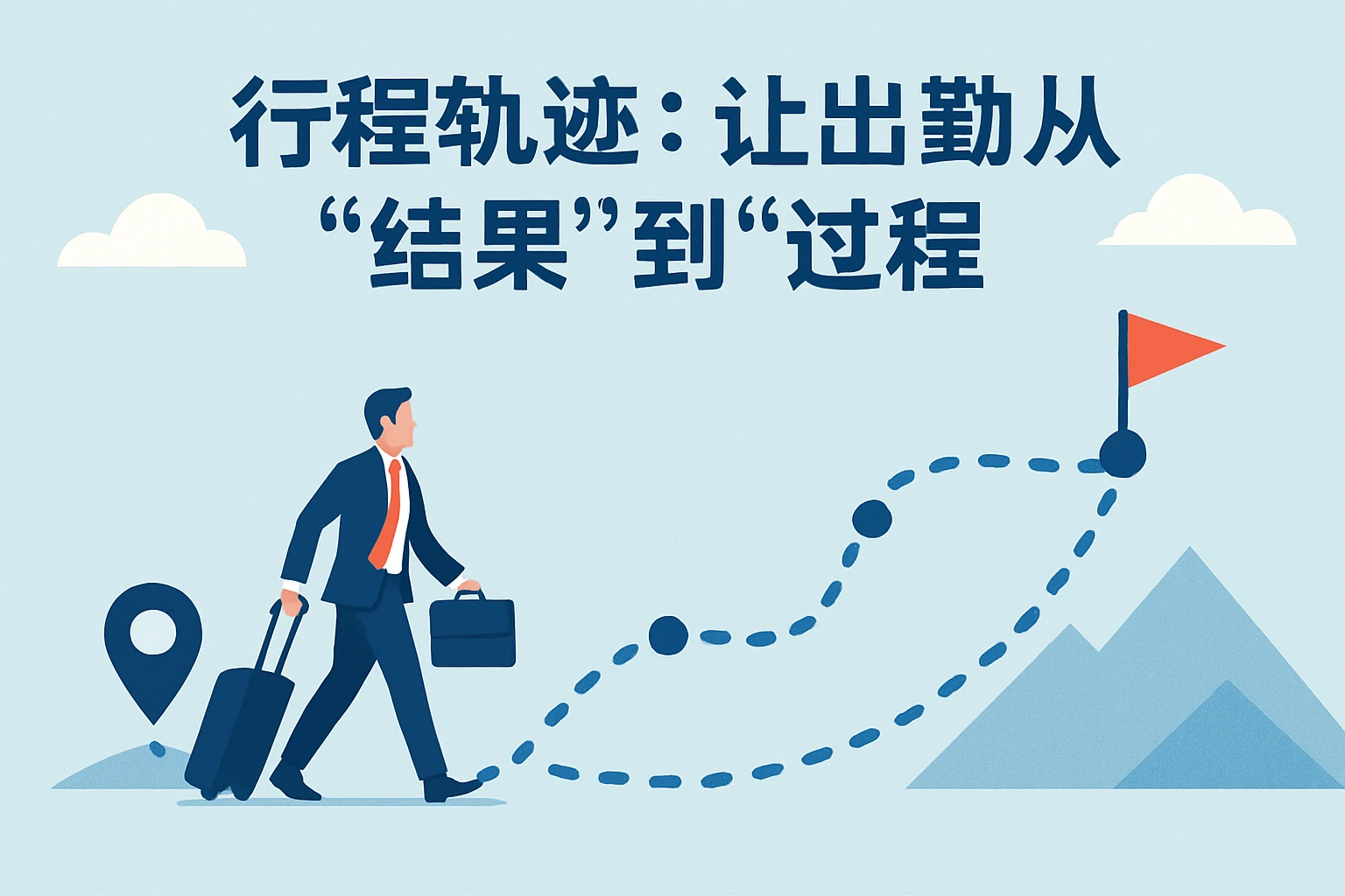 2. 行程轨迹：让出勤从“结果”到“过程”