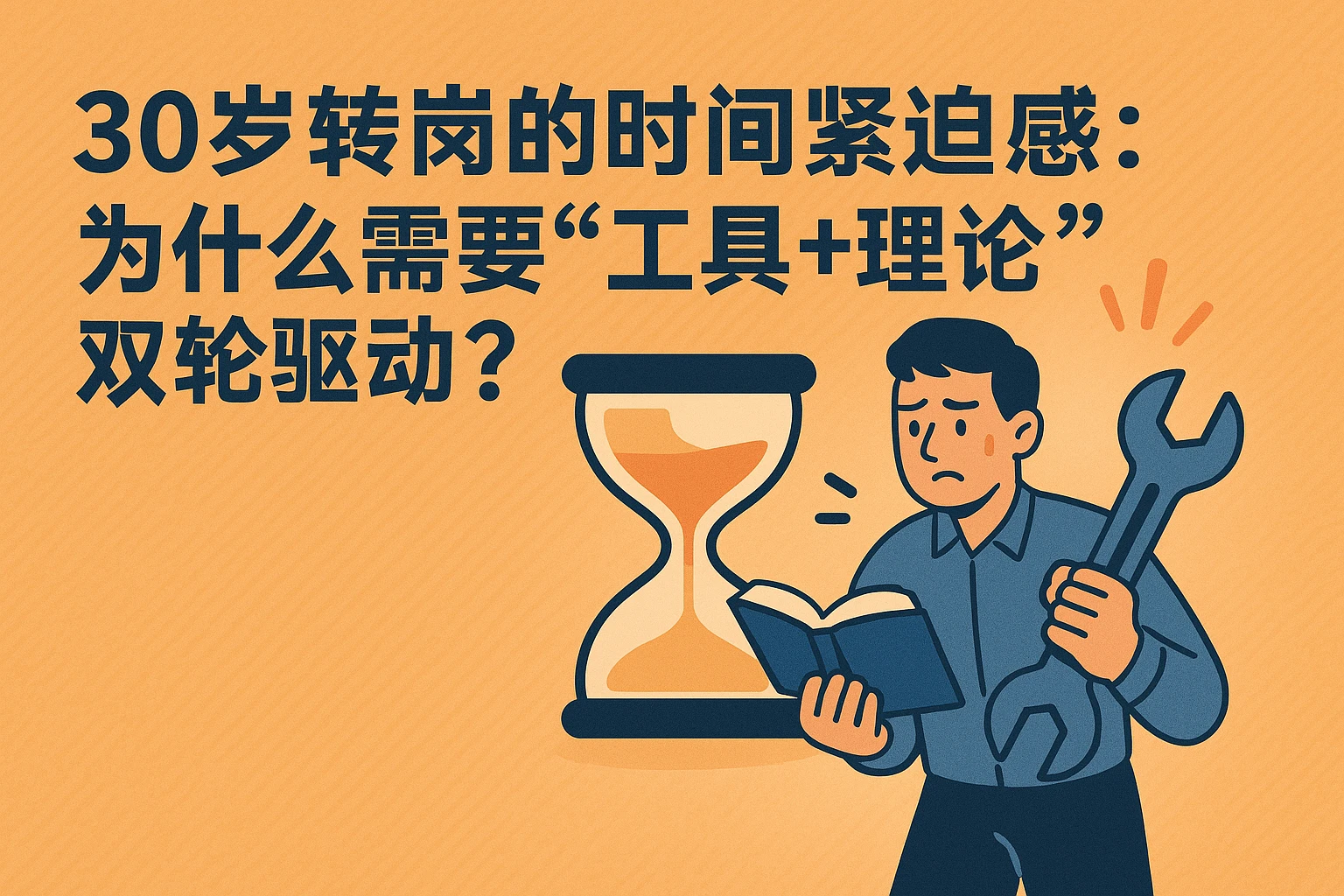 2. 30岁转岗的时间紧迫感：为什么需要“工具+理论”双轮驱动？