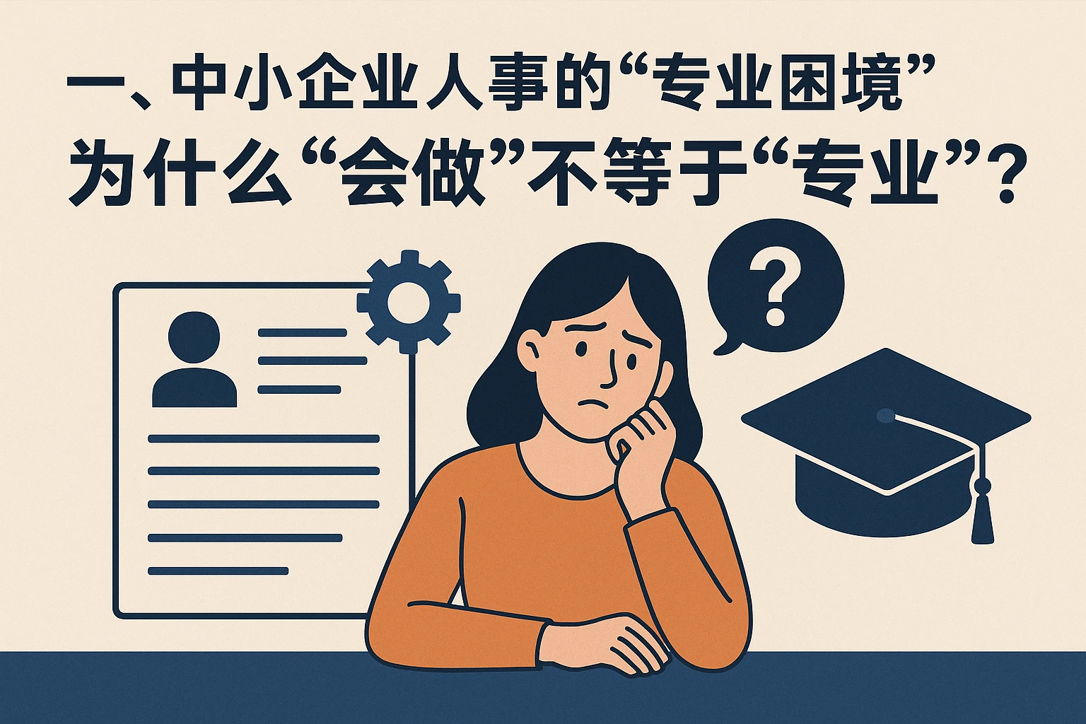 一、中小企业人事的“专业困境”：为什么“会做”不等于“专业”？