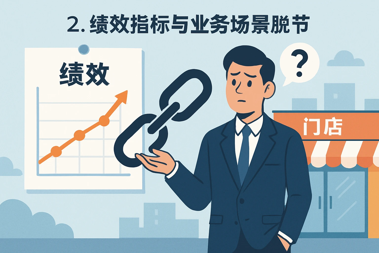 2. 绩效指标与业务场景脱节