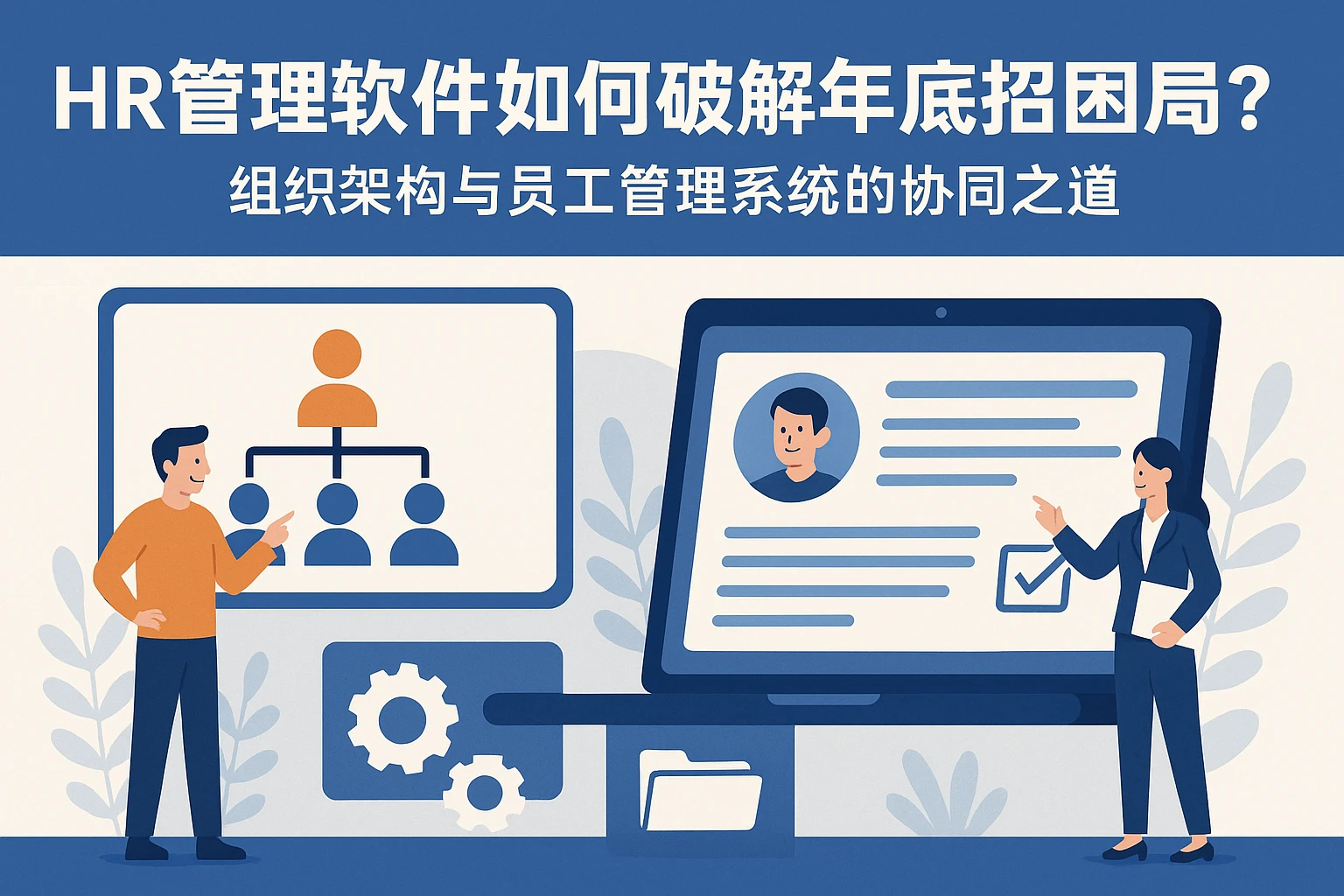 HR管理软件如何破解年底招聘困局？组织架构与员工管理系统的协同之道