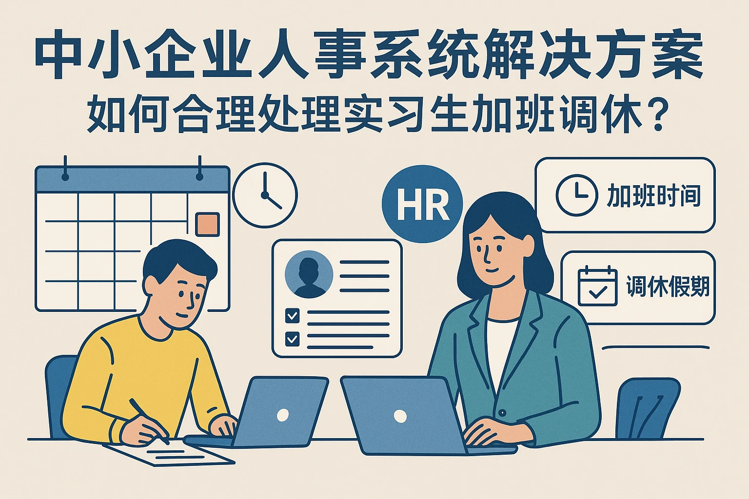 中小企业人事系统解决方案：如何合理处理实习生加班调休？