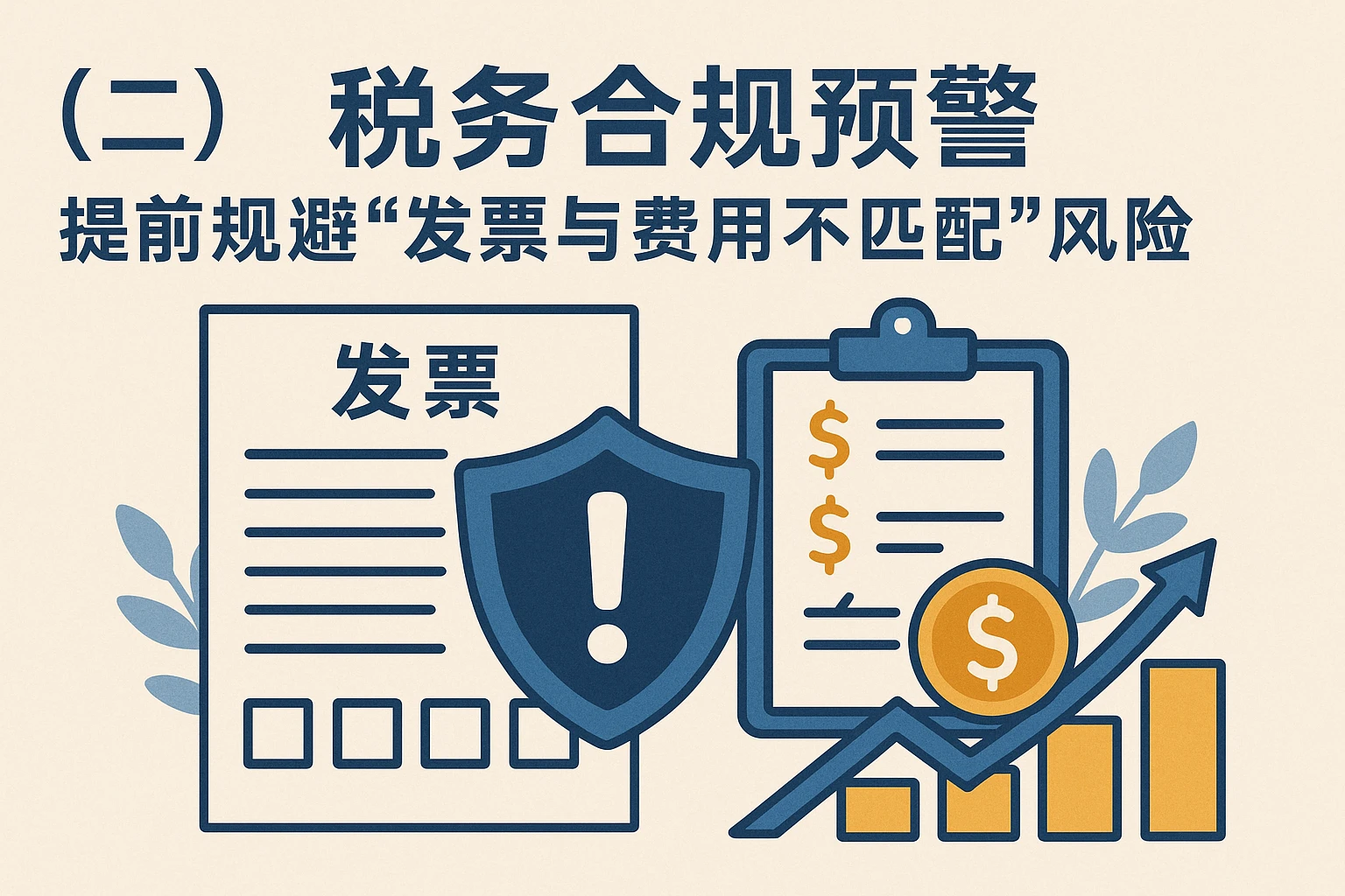 （二）税务合规预警：提前规避“发票与费用不匹配”风险