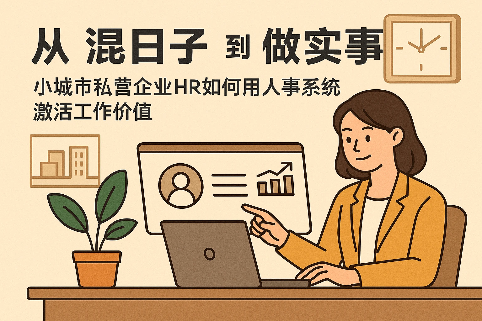 从“混日子”到“做实事”：小城市私营企业HR如何用人事系统激活工作价值