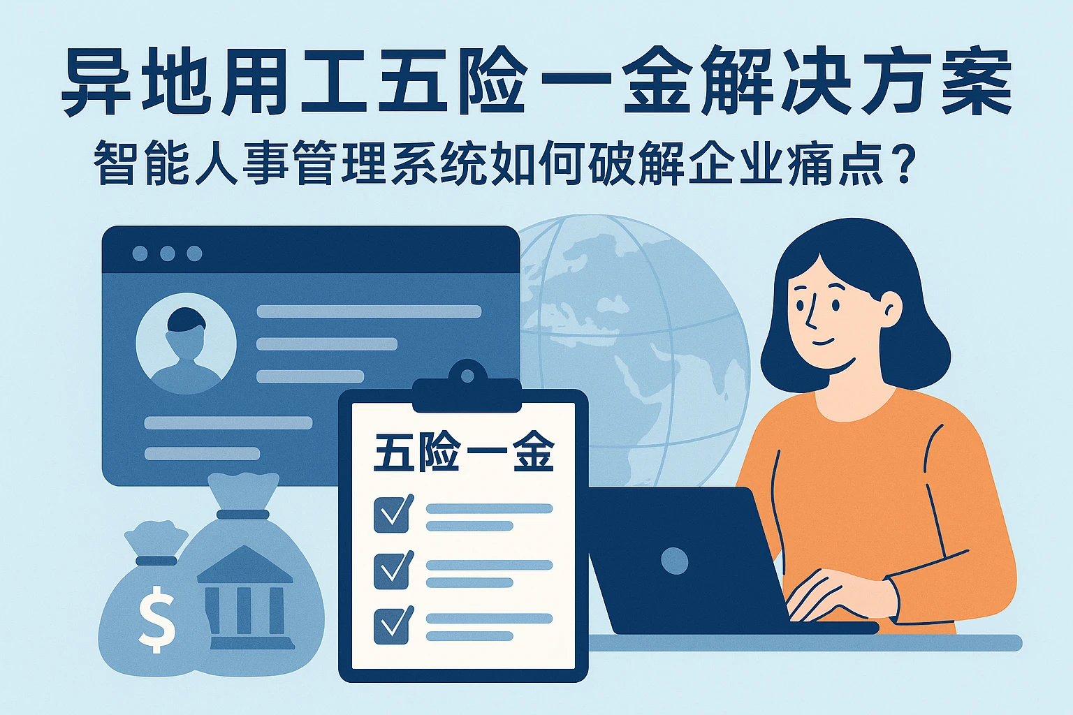 异地用工五险一金解决方案：智能人事管理系统如何破解企业痛点？