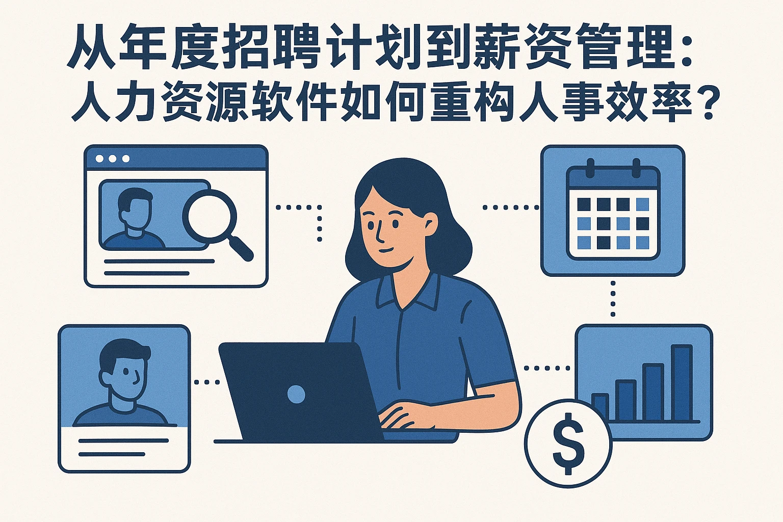 从年度招聘计划到薪资管理：人力资源软件如何重构人事效率？