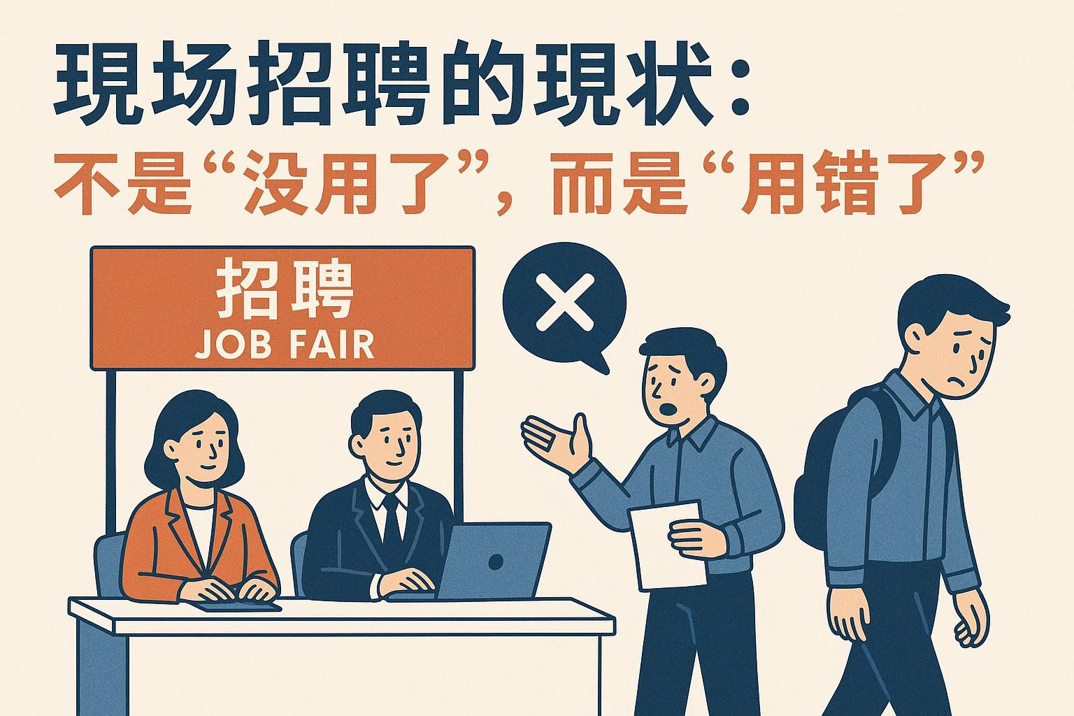 2. 现场招聘的现状：不是“没用了”，而是“用错了”