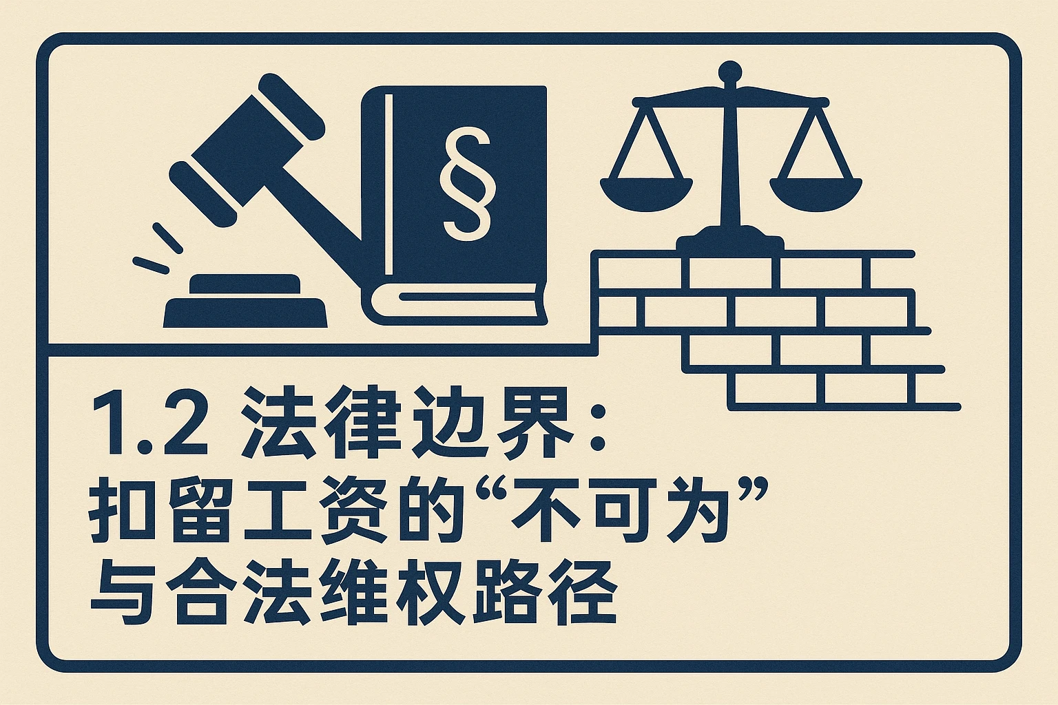 1.2 法律边界：扣留工资的“不可为”与合法维权路径